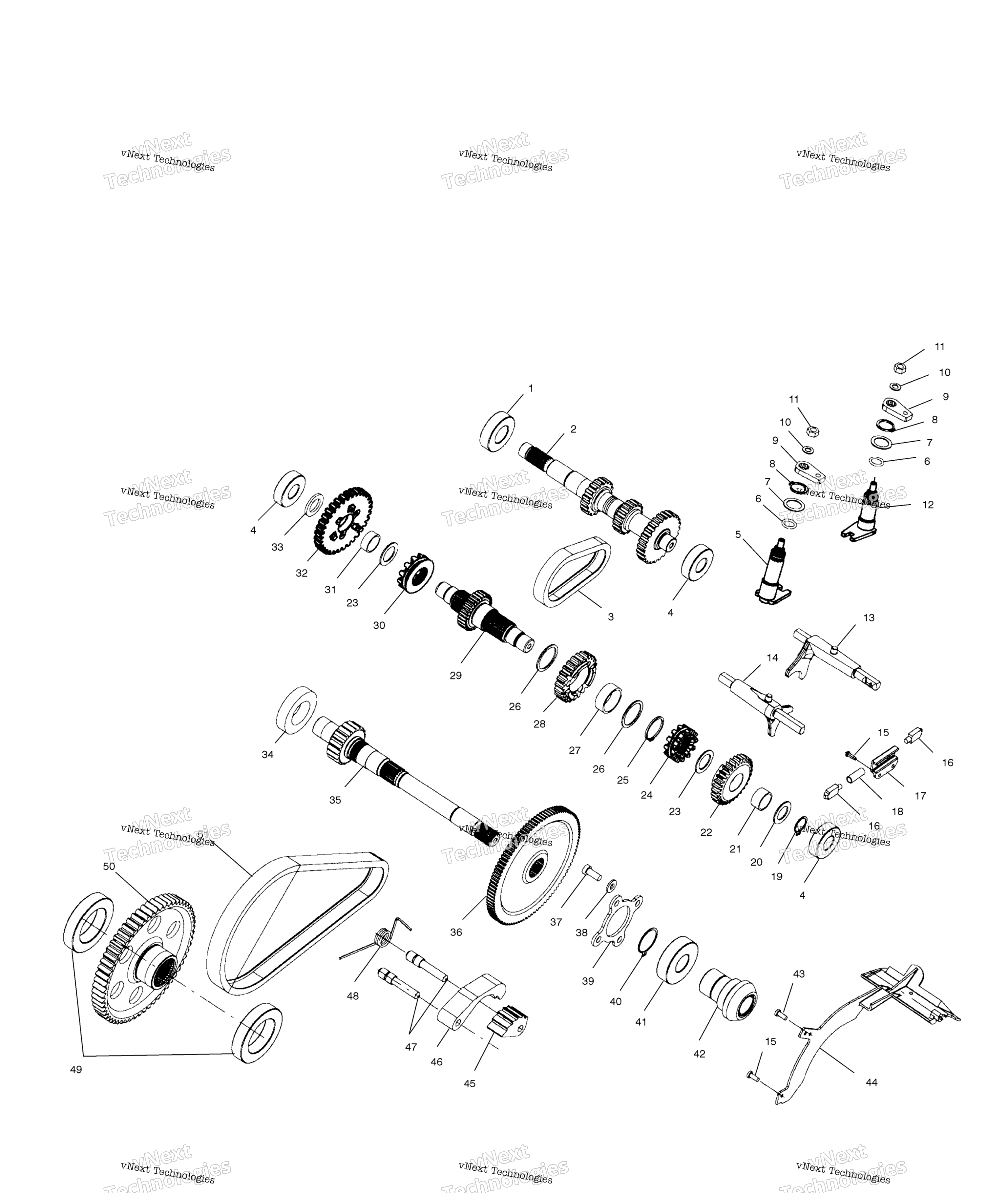 Картер редуктора A00ch50ak (4954805480D003)