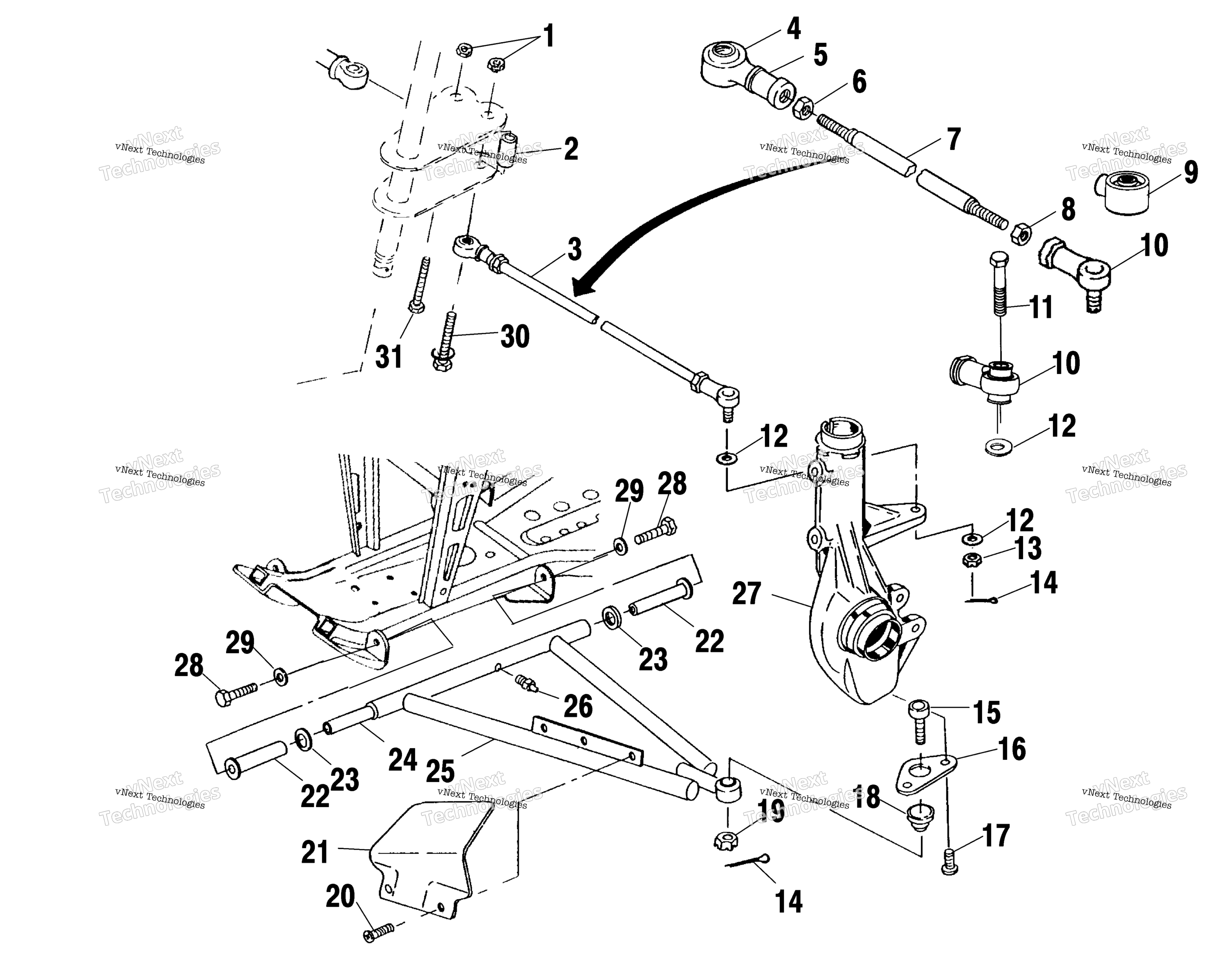 Рычаг/стойка Mounting