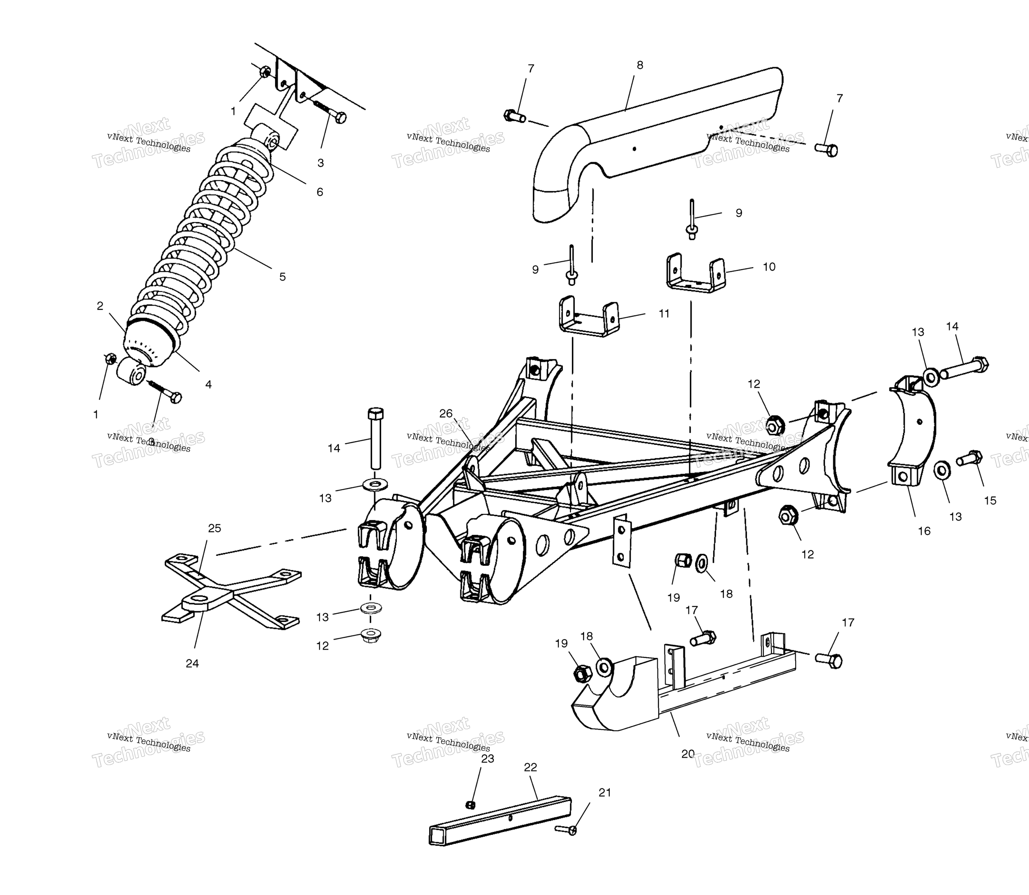 Swing Arm Weldment / Da (4967986798C02)