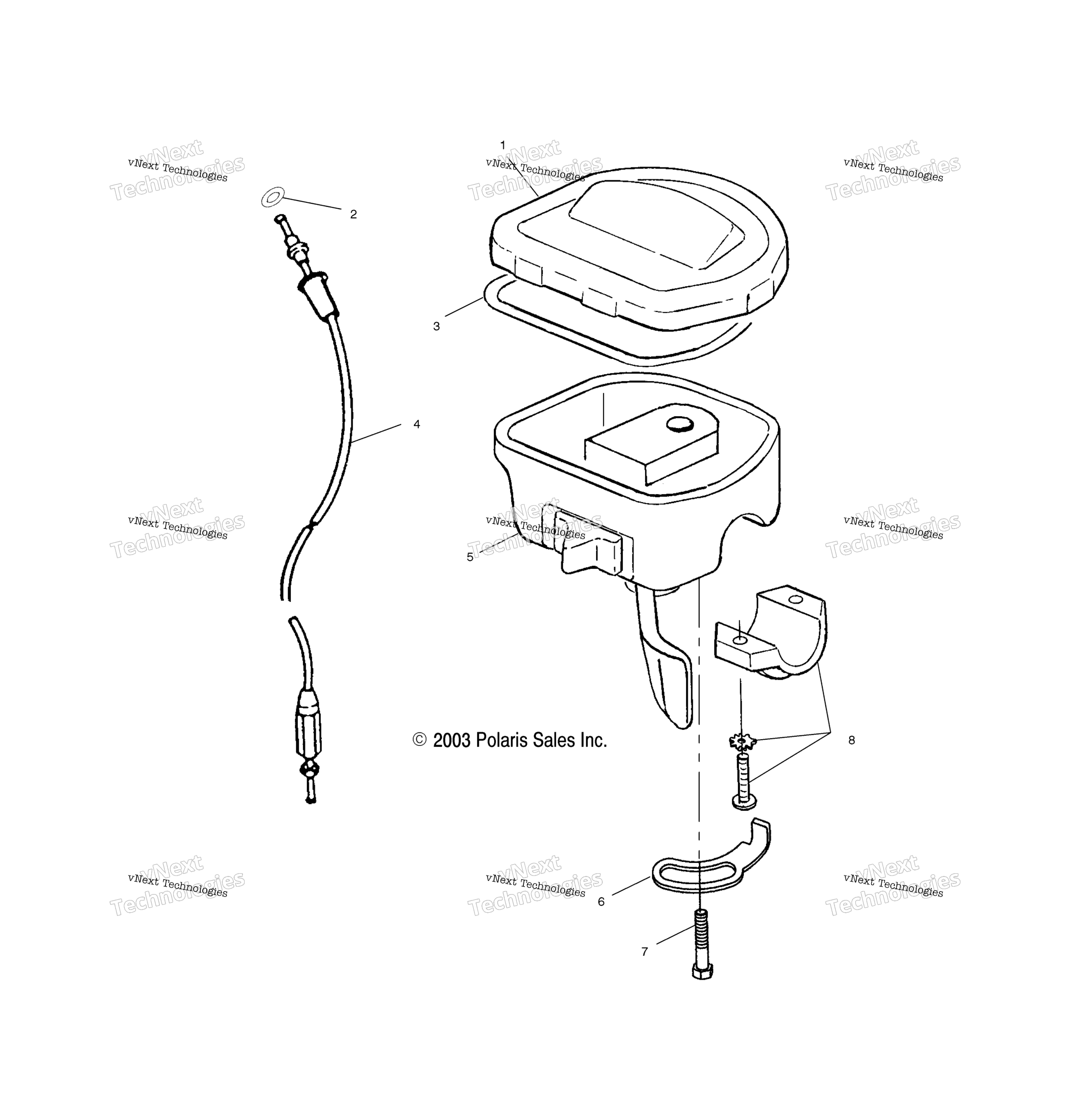 Controlsthrottle Asm / Cable
