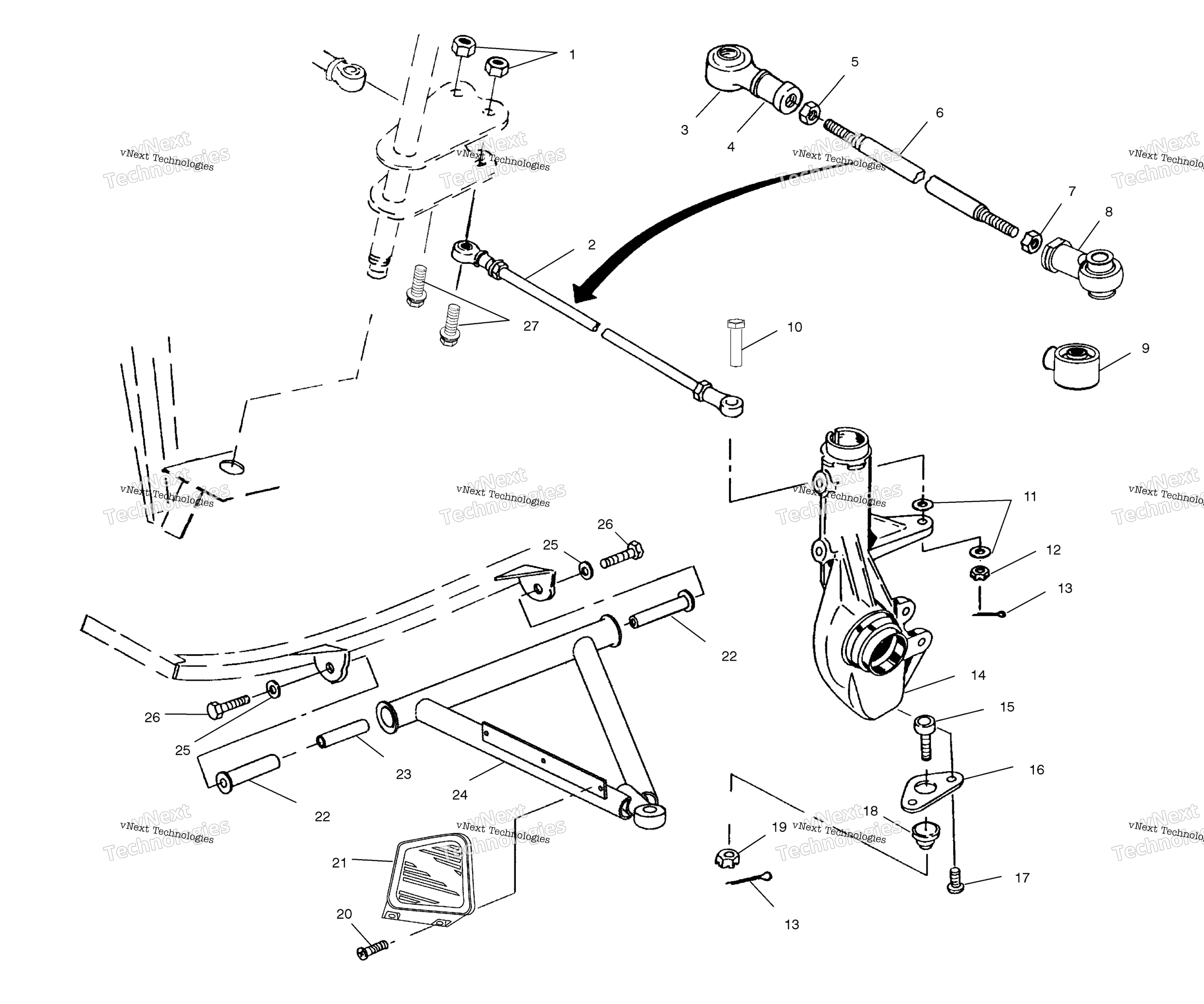 Рычаг/стойка Mounting