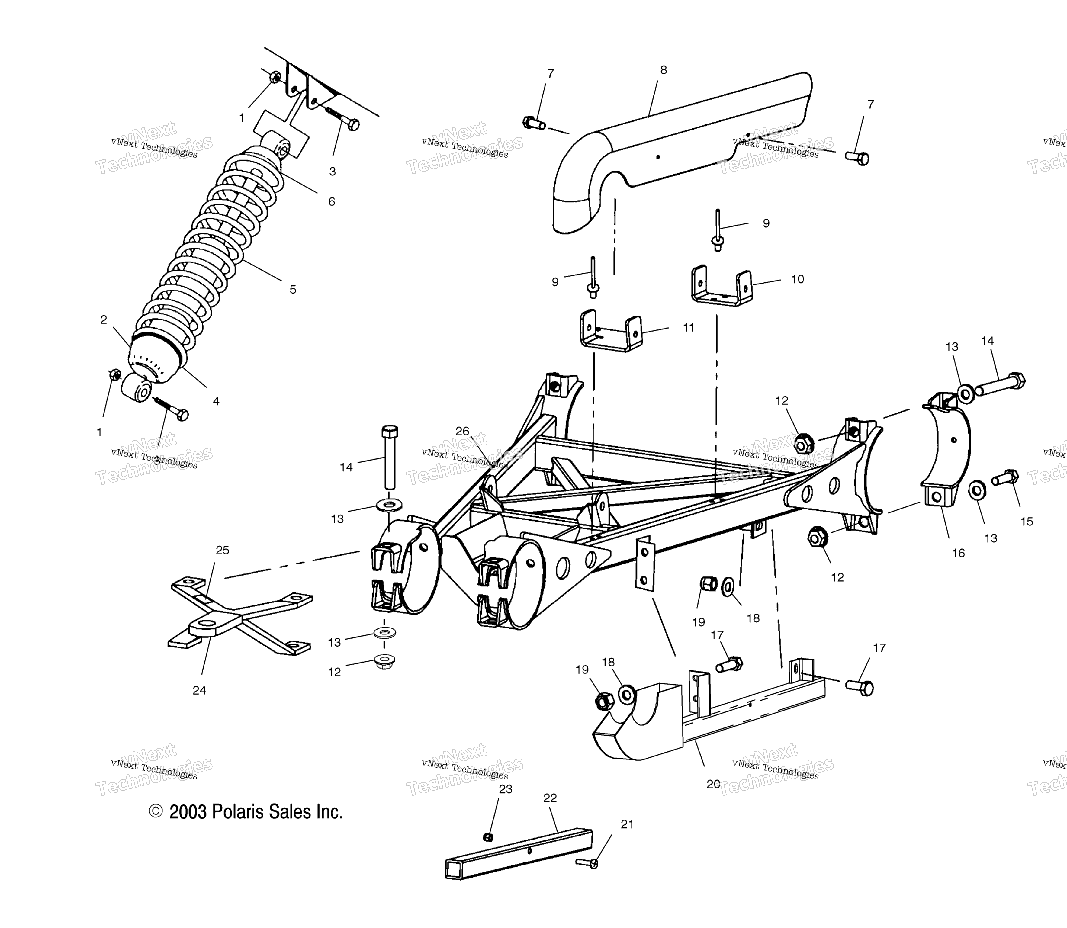 Swing рычаг Weldment (4986288628C02)