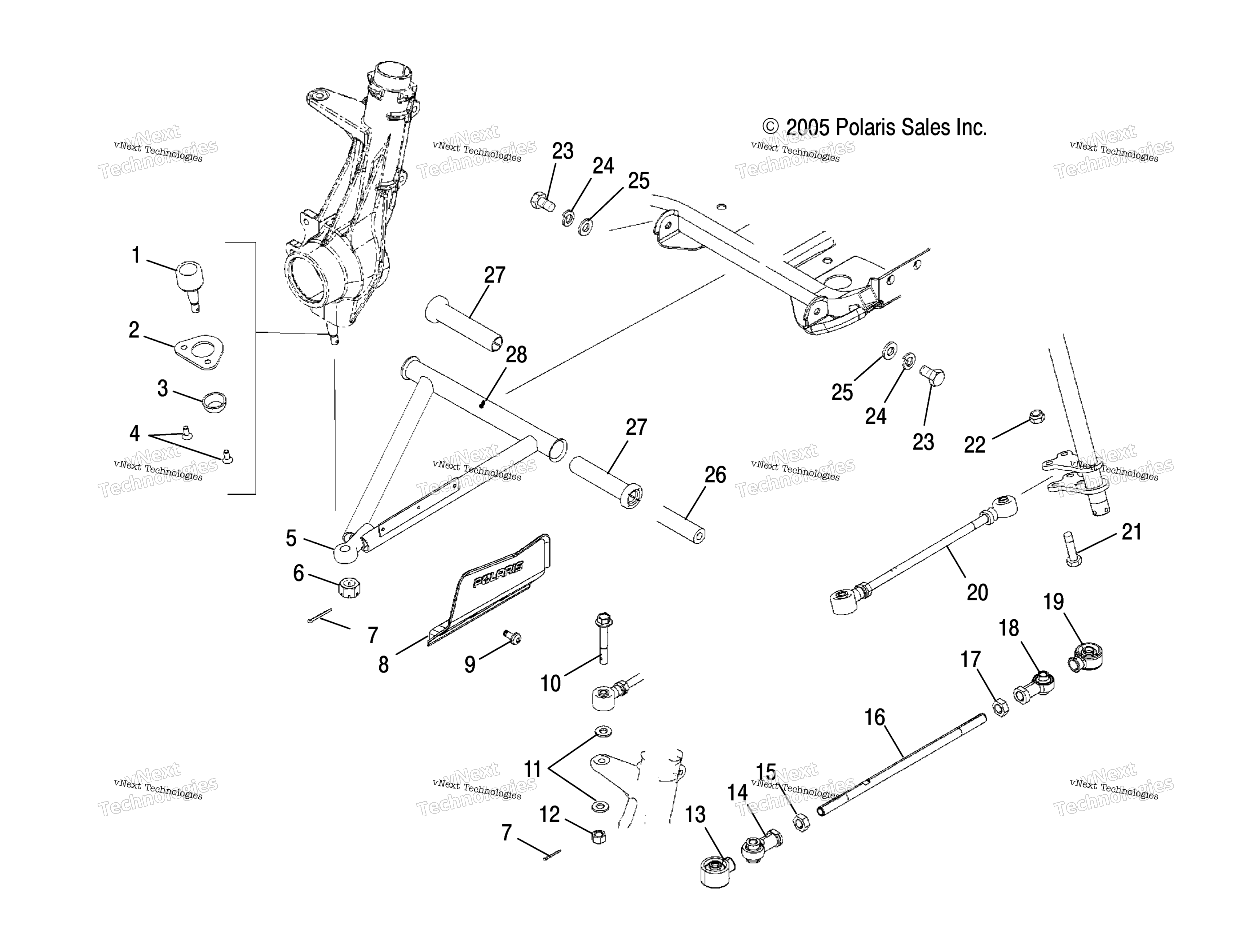 Рычаг/стойка Mounting /Ax/Ay/Az/Al/At