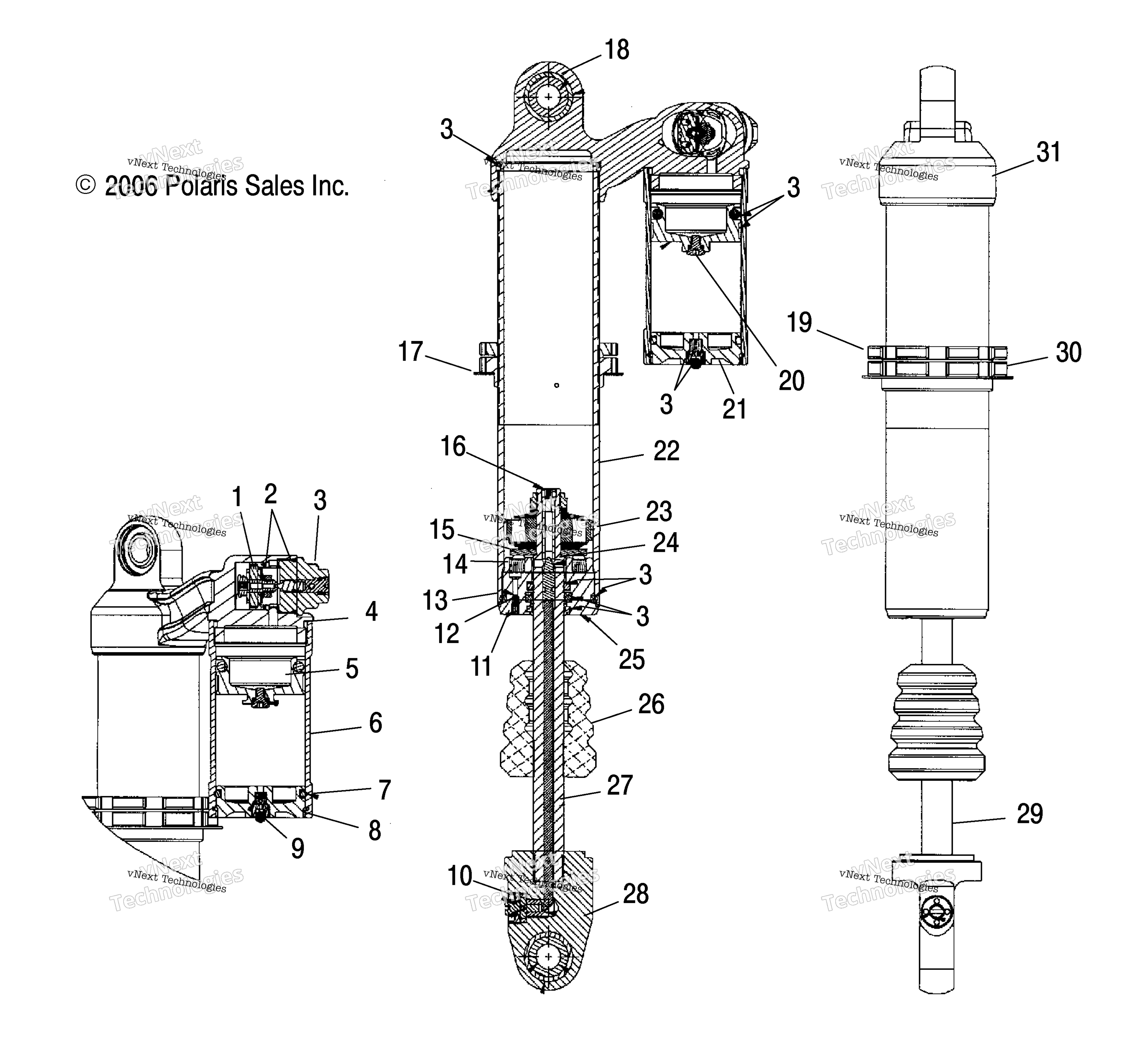 Shock, задний A07gj50ac (49Atvshockrr)