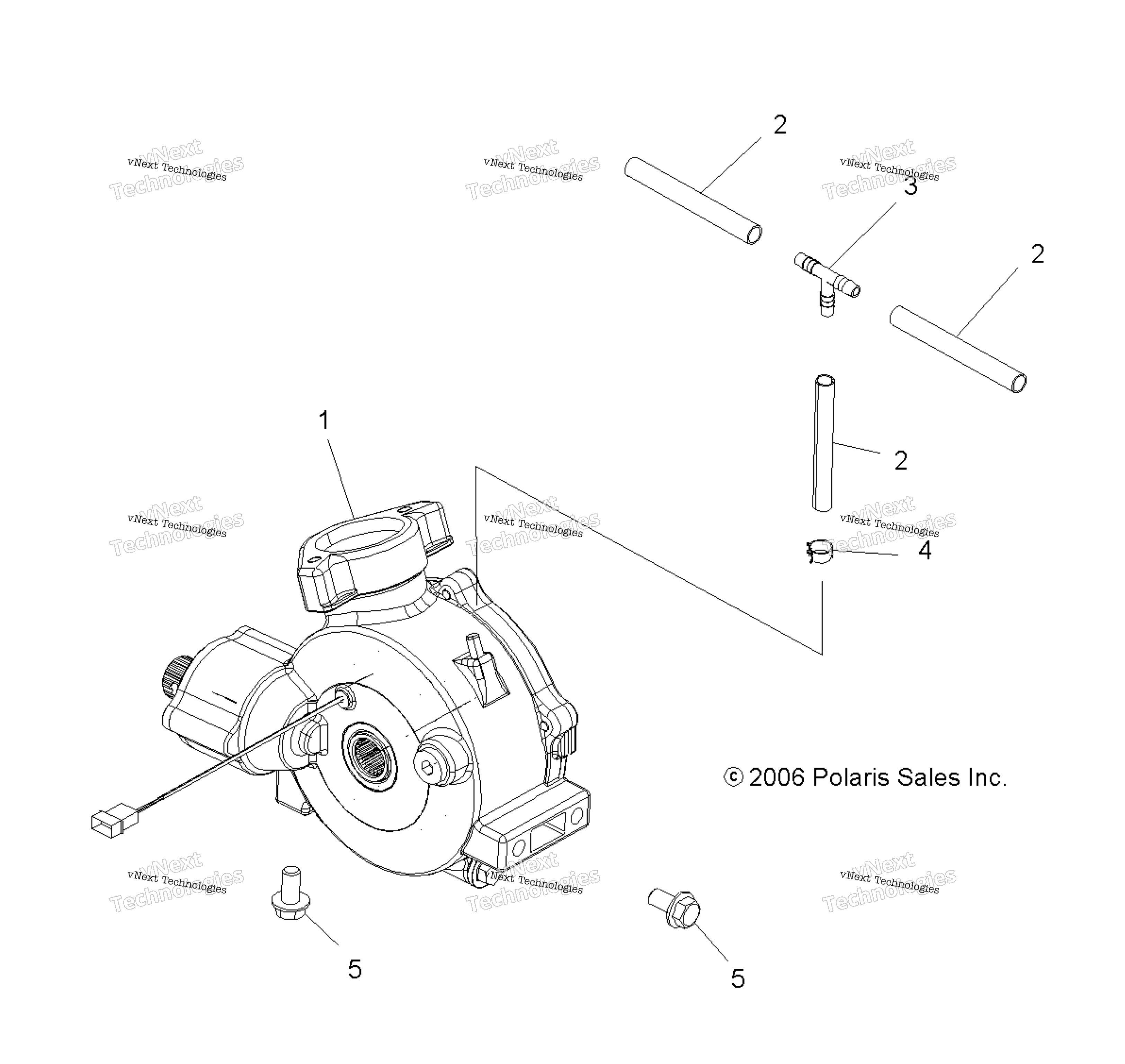 Gearcase, Front, крепление A07lh27aa / Ab / Ac / Ad / Al (49Atvgearcasemtg07hawk)