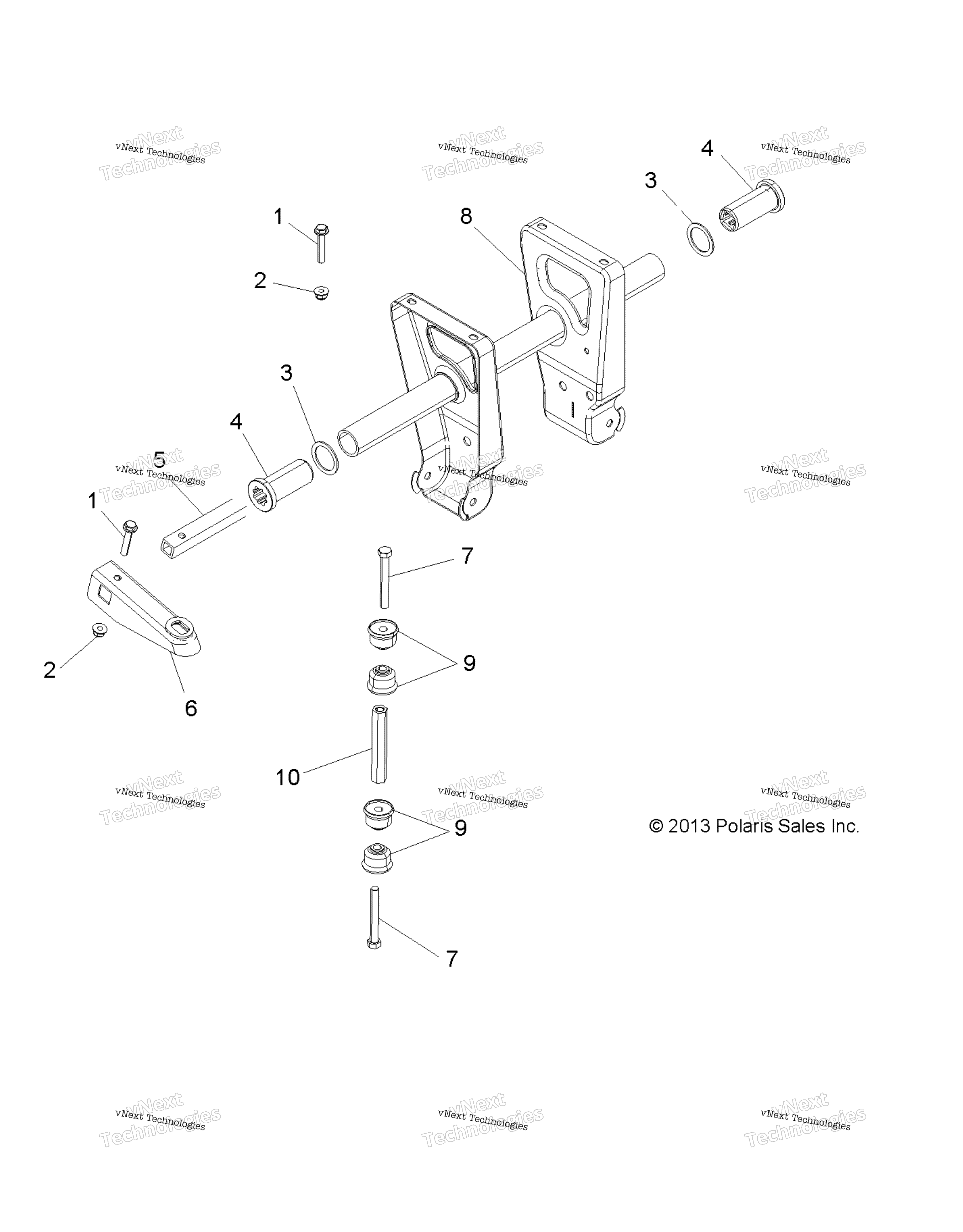 подвеска Torsion Bar (49Atvtorsion14sp570)