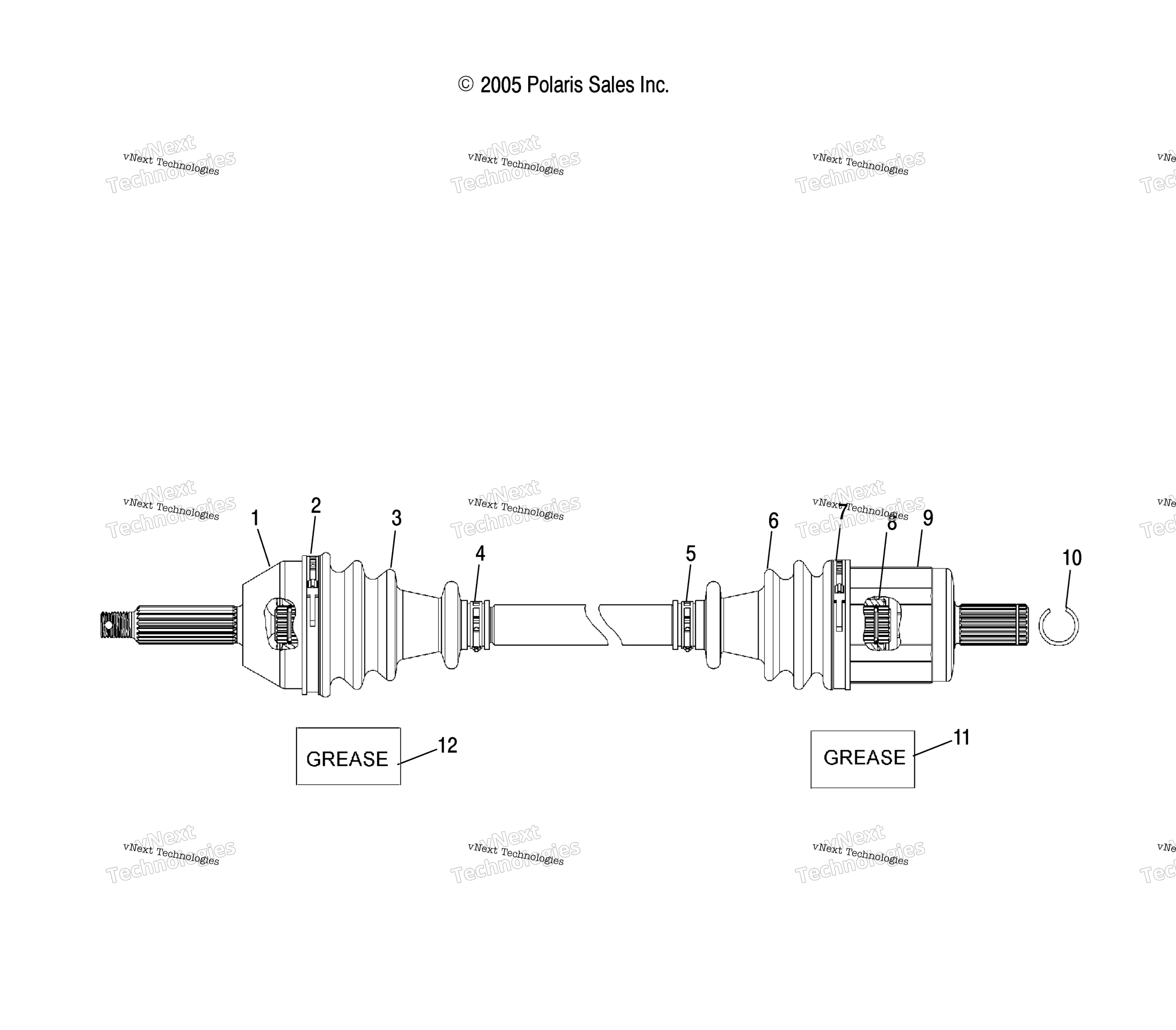 Привод Shaft, Front R06rd50aa (4999202119920211B07)