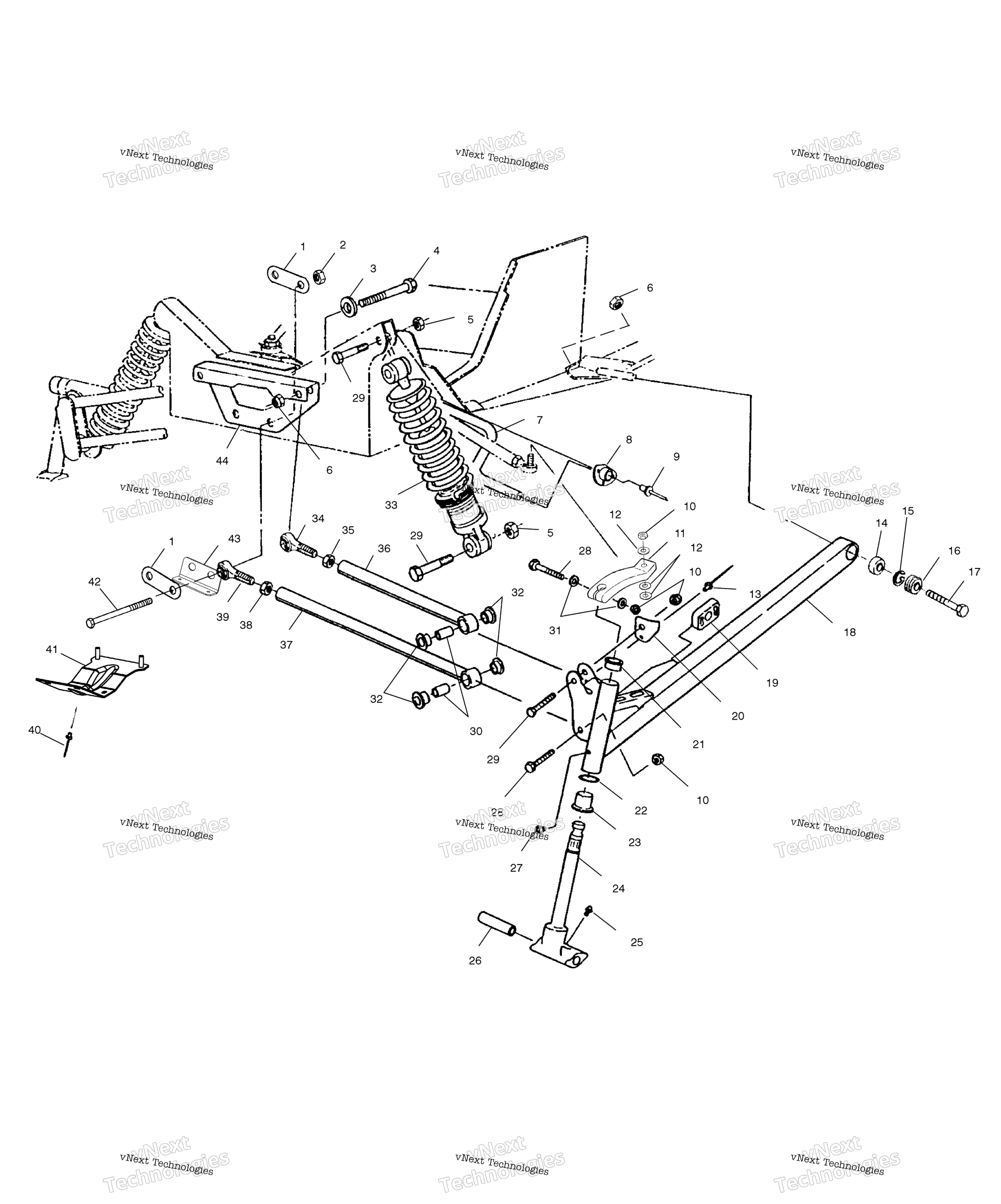 Передняя часть Suspension S00sp6es