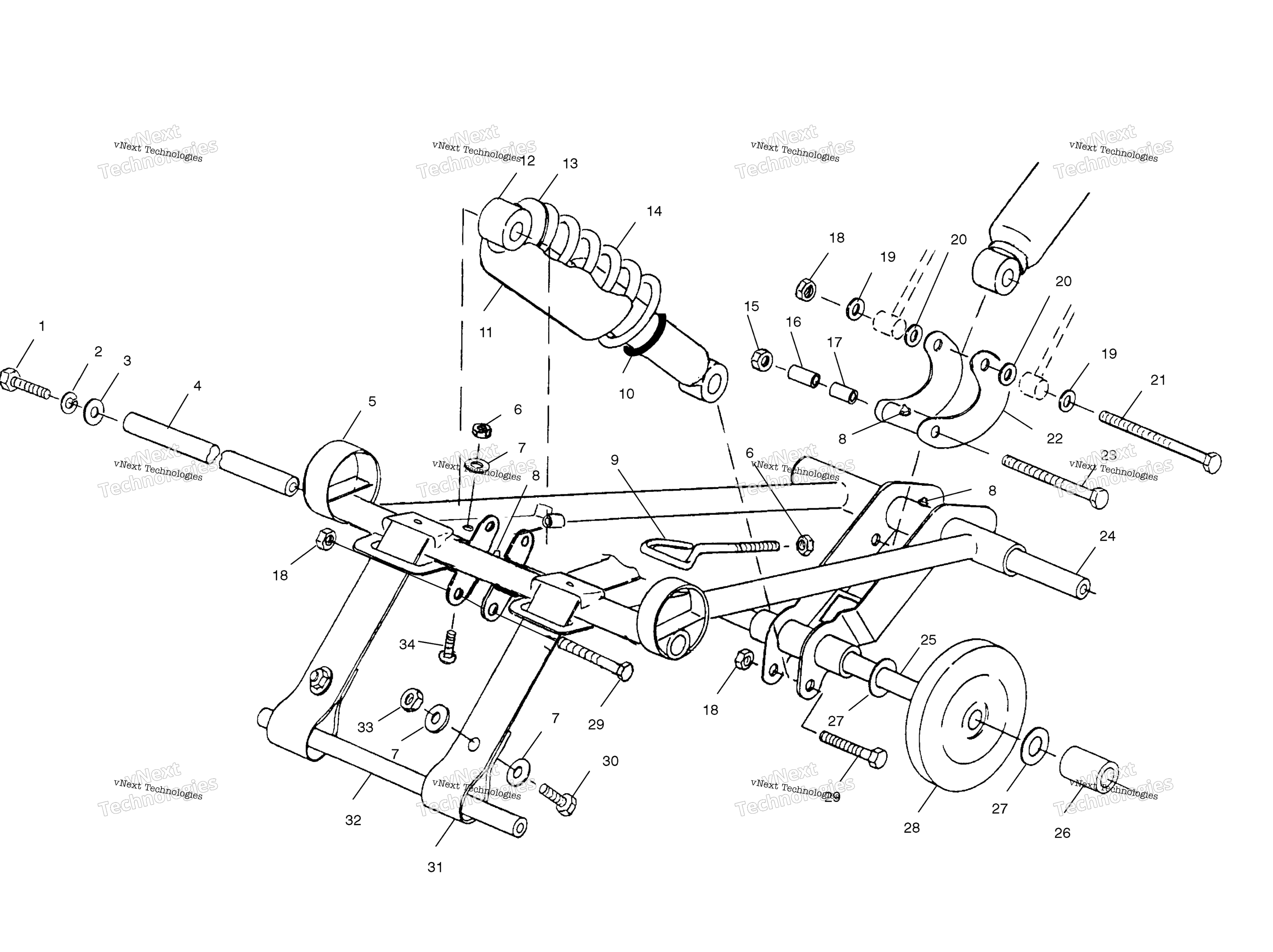 Передняя часть Torque Arm S00sp6es