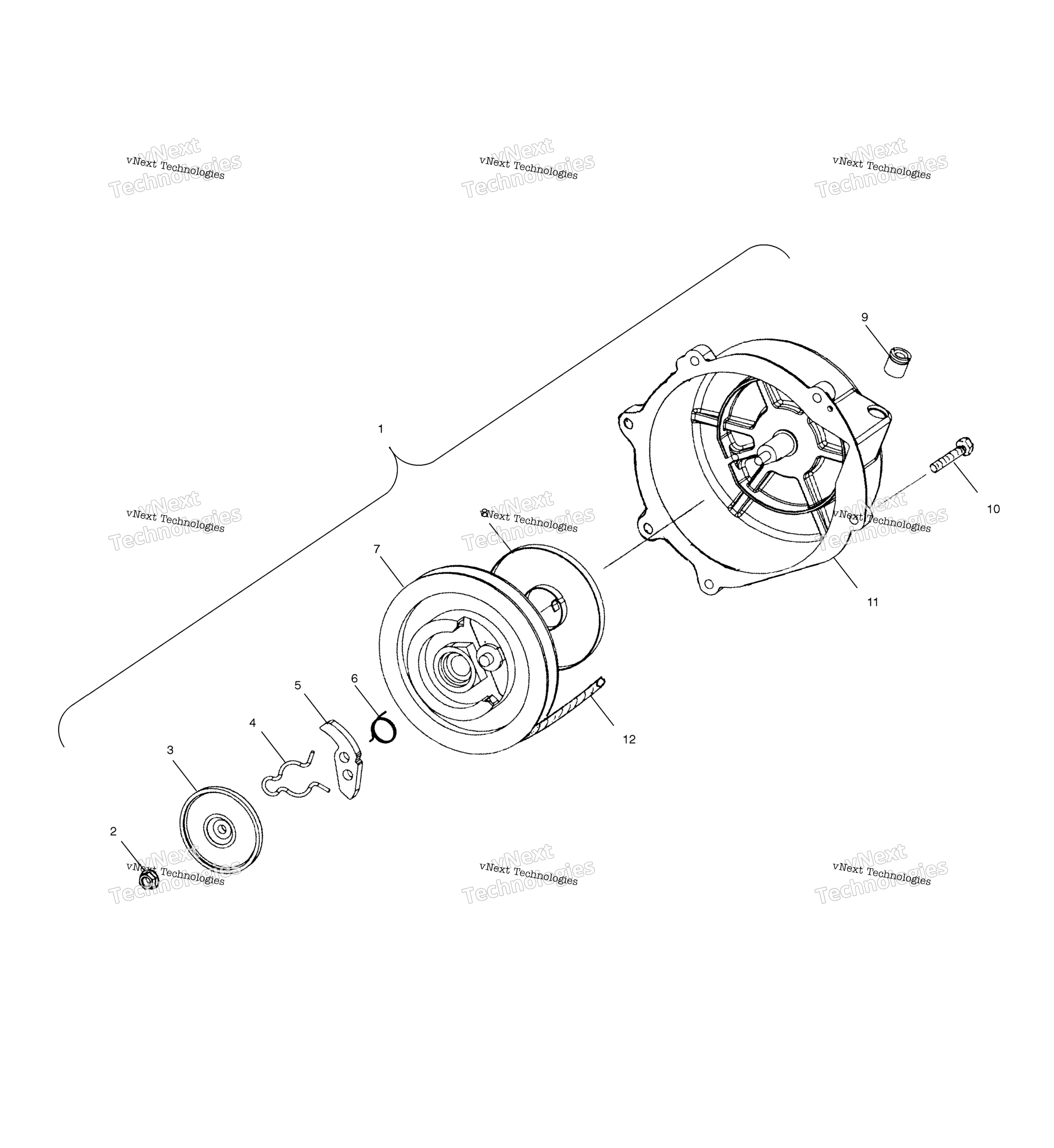 Ручной стартер Starter S00sp6es