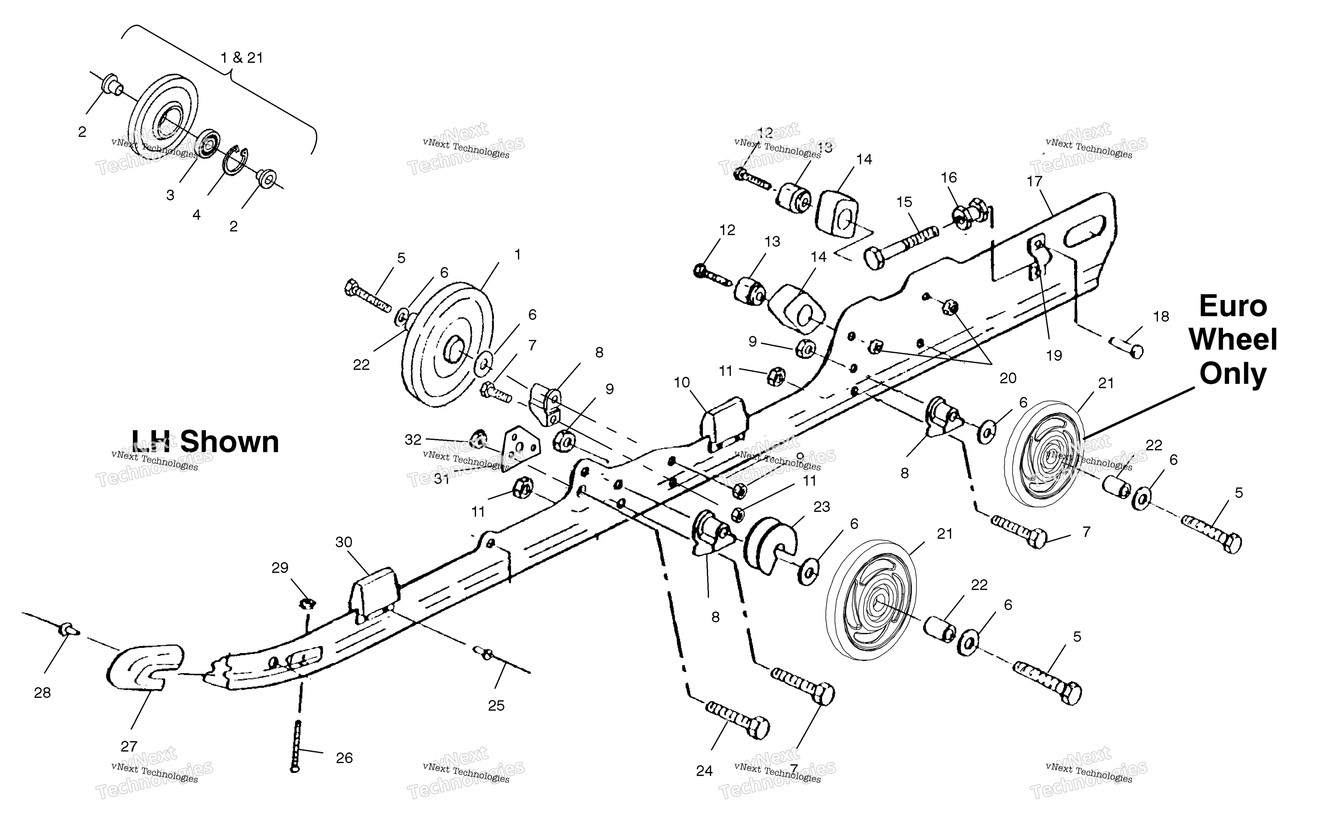 Rail крепление S02ss7cs / Ce (4969396939B11)