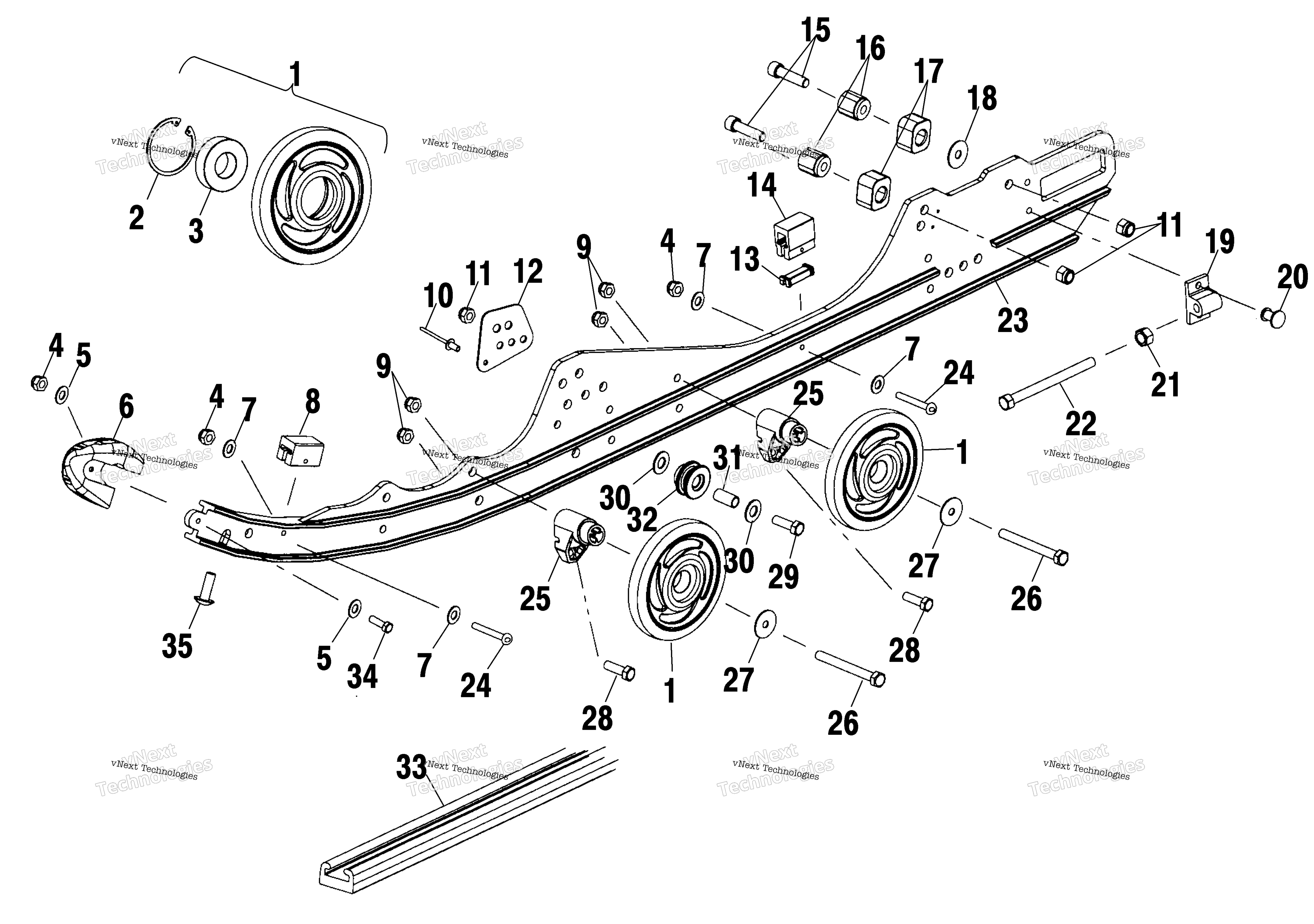 Rail крепление S03nb5bs / A (4977807780B05)