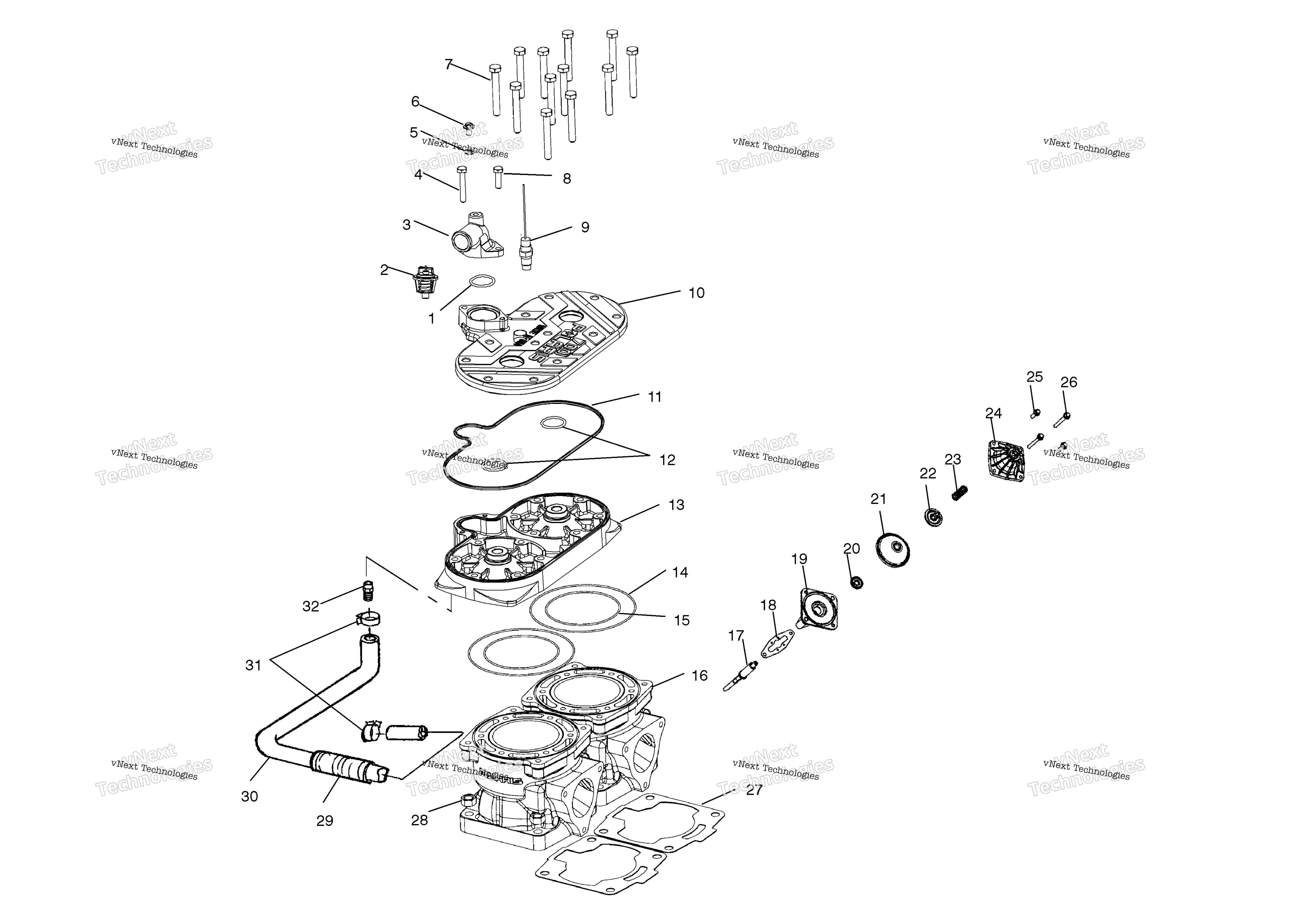 Цилиндр S03nk7cs/As03nl7cs/As03nk8cs/A/As03nm8cs