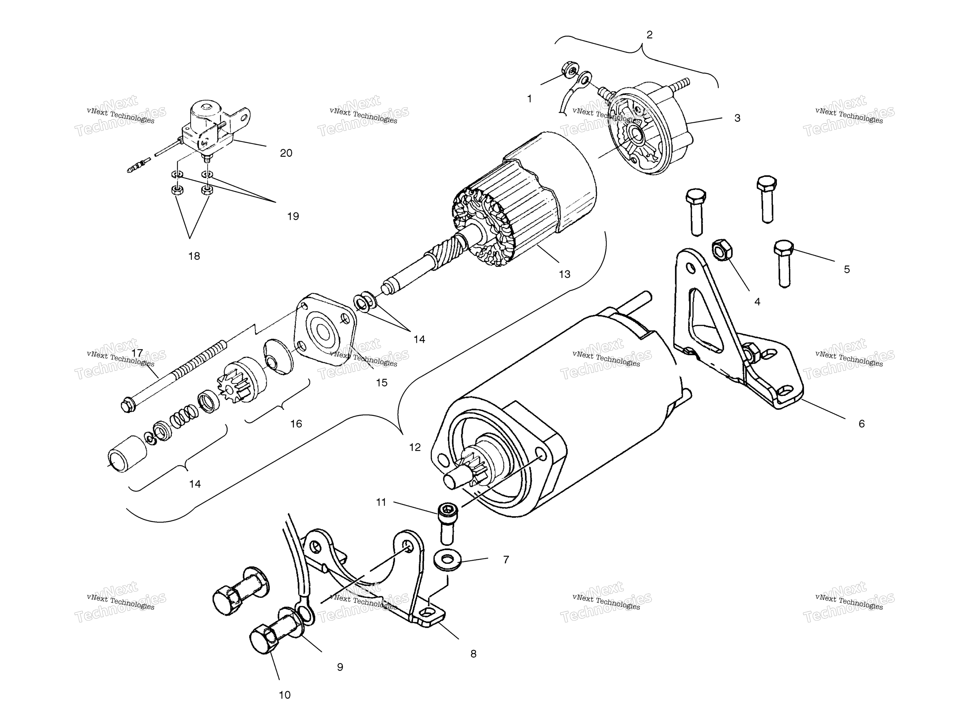 Пусковая система Motor S03np5cs/5Csa/5Csb/6Es/6Esa/6Esbs03na5cs/6Es/6Ess03ne5cs/6Es
