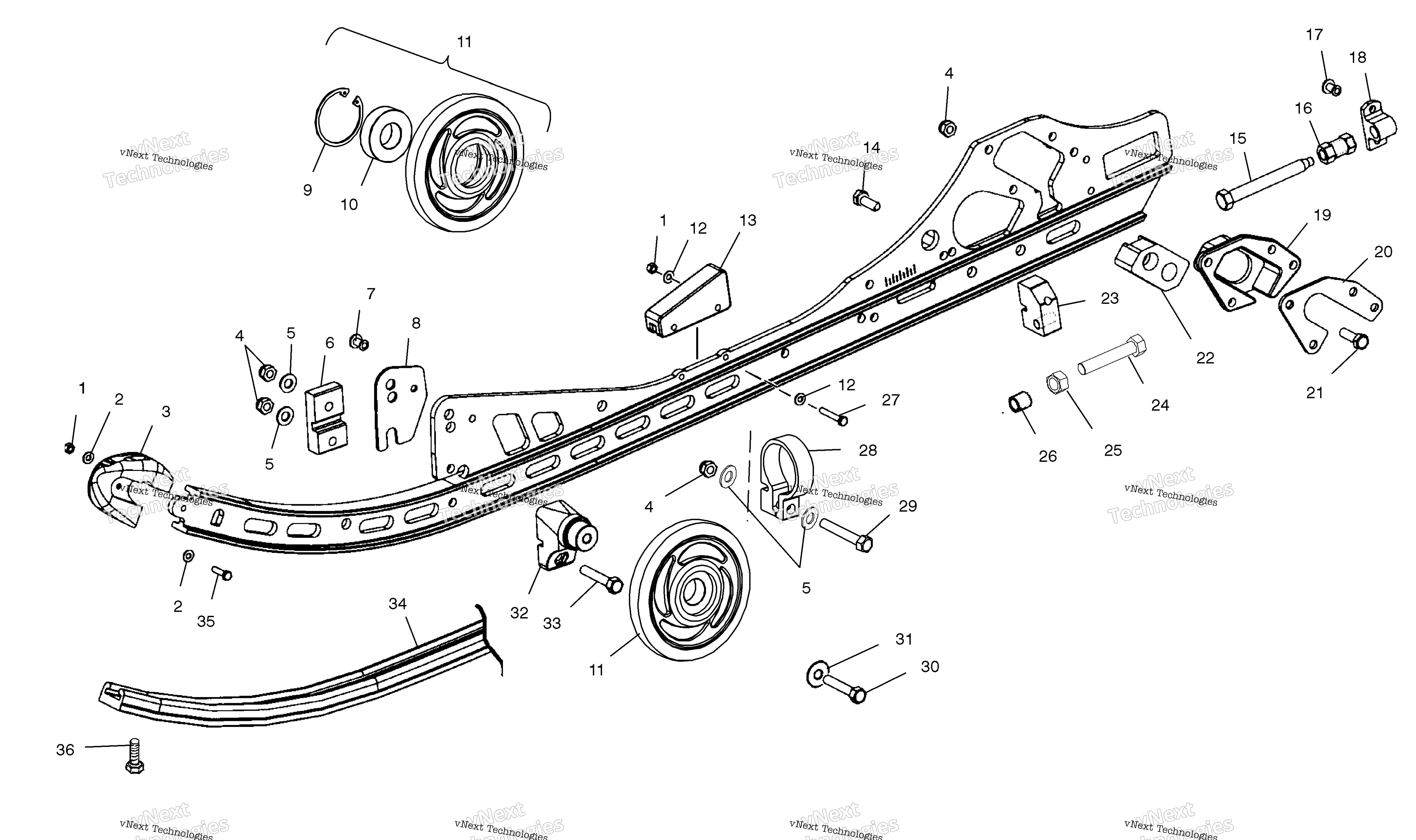 Rail крепление S03nf5cs / 6Ess03ne5cs / 6Es (4977827782B11)