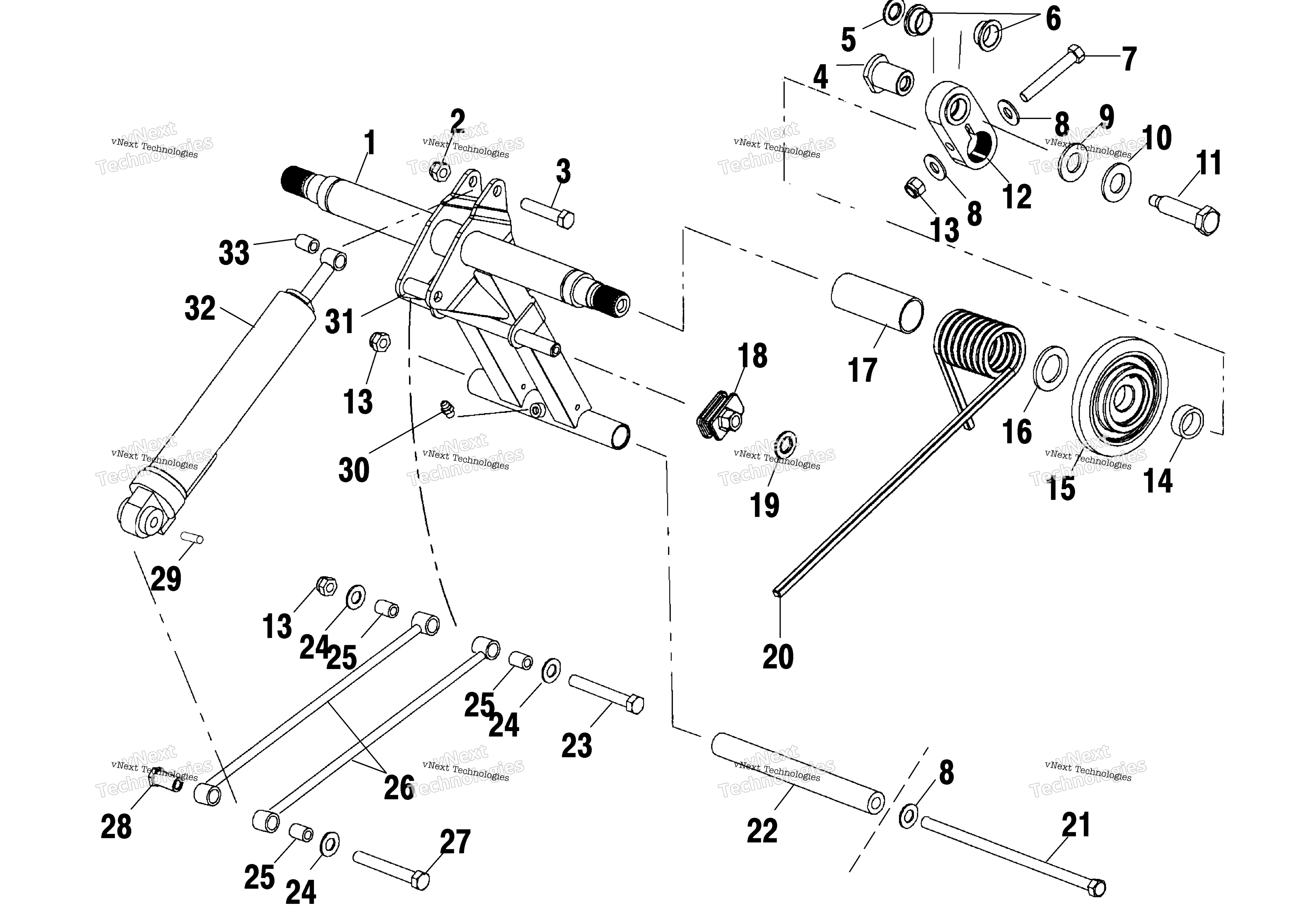 задний Torque Arm S03na5bs (4977807780B08)