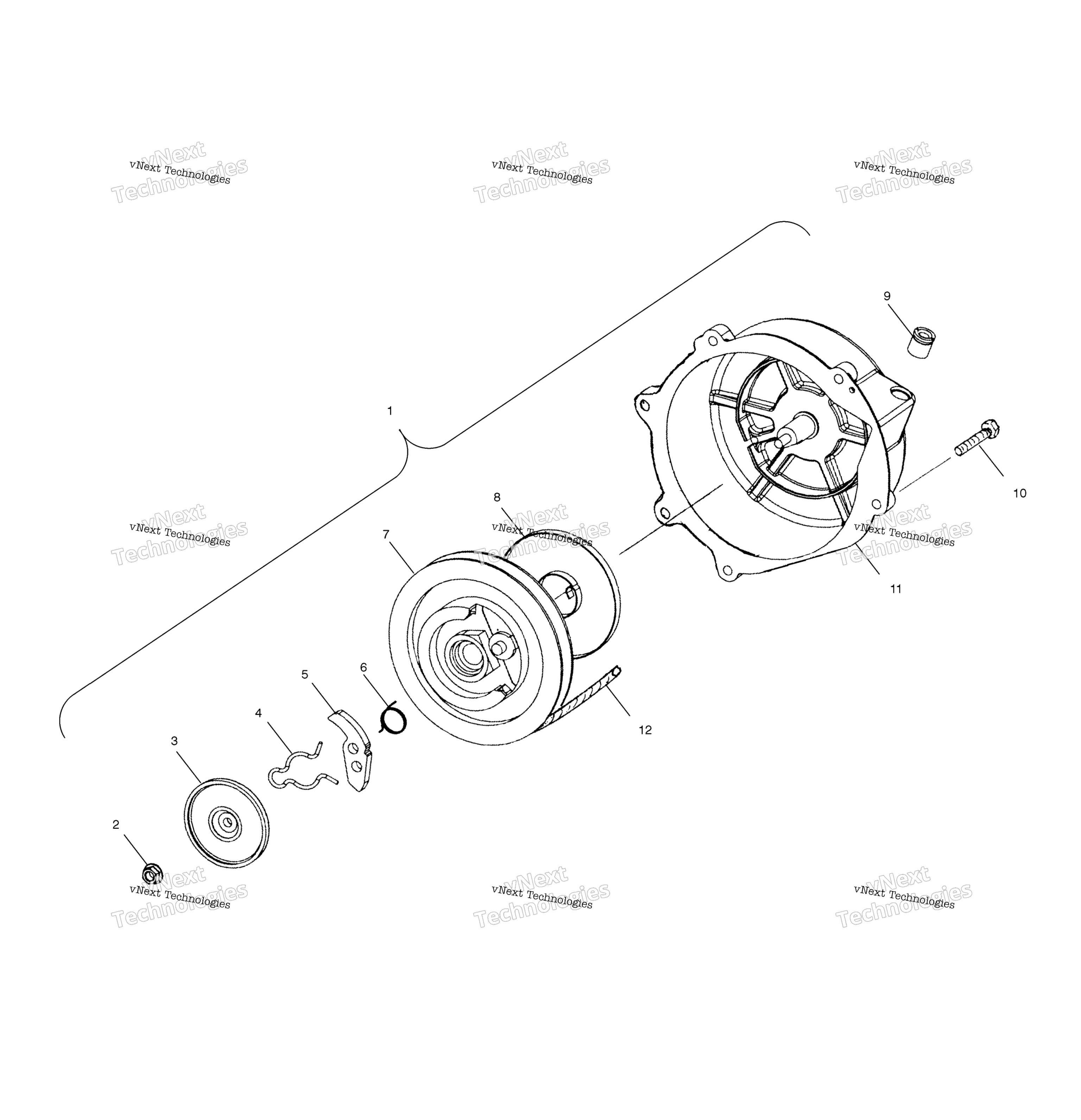 Ручной стартер Starter S03nx6es (4978197819D14)