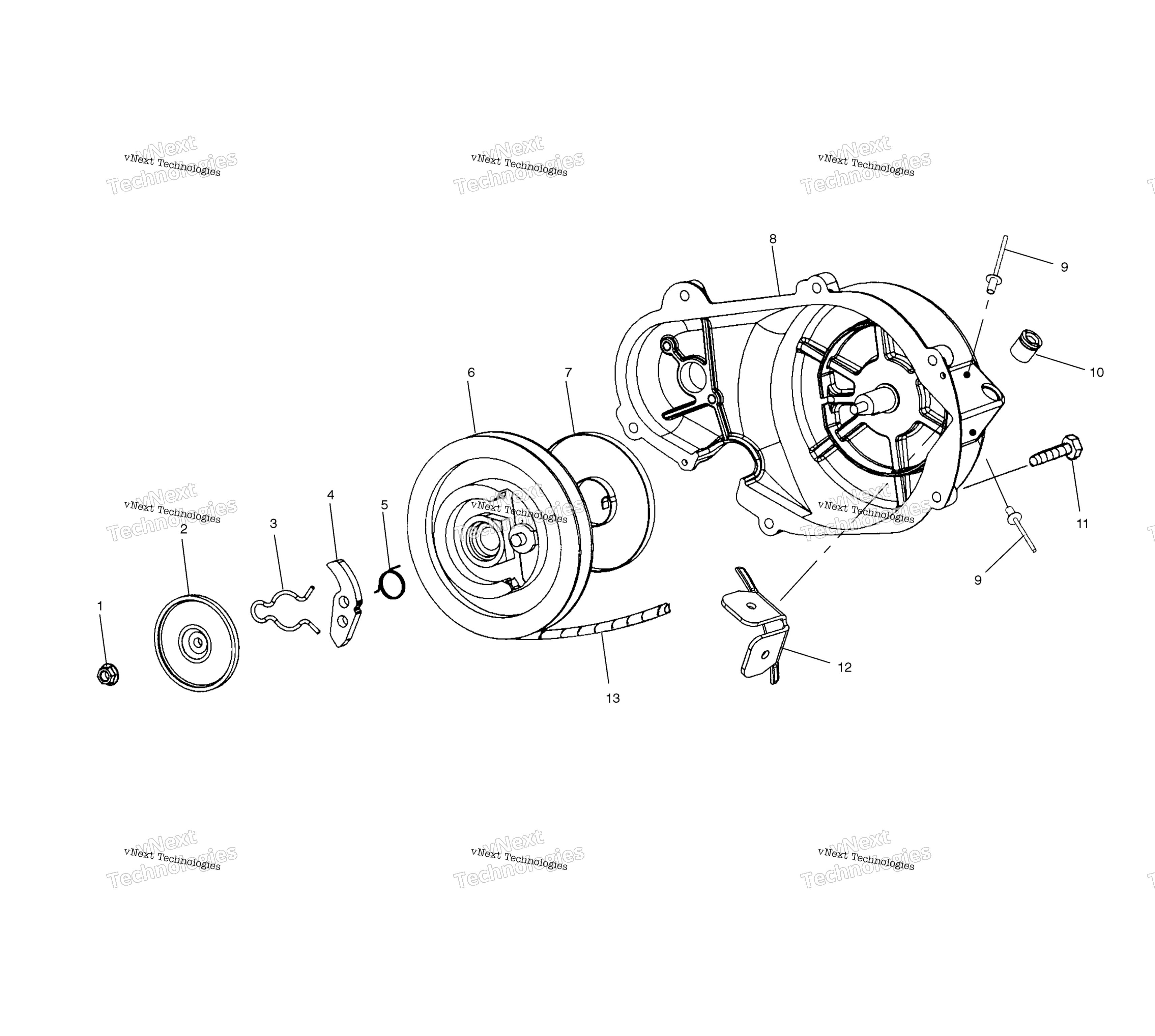 Ручной стартер Starter S03nx7cs (4978197819E01)