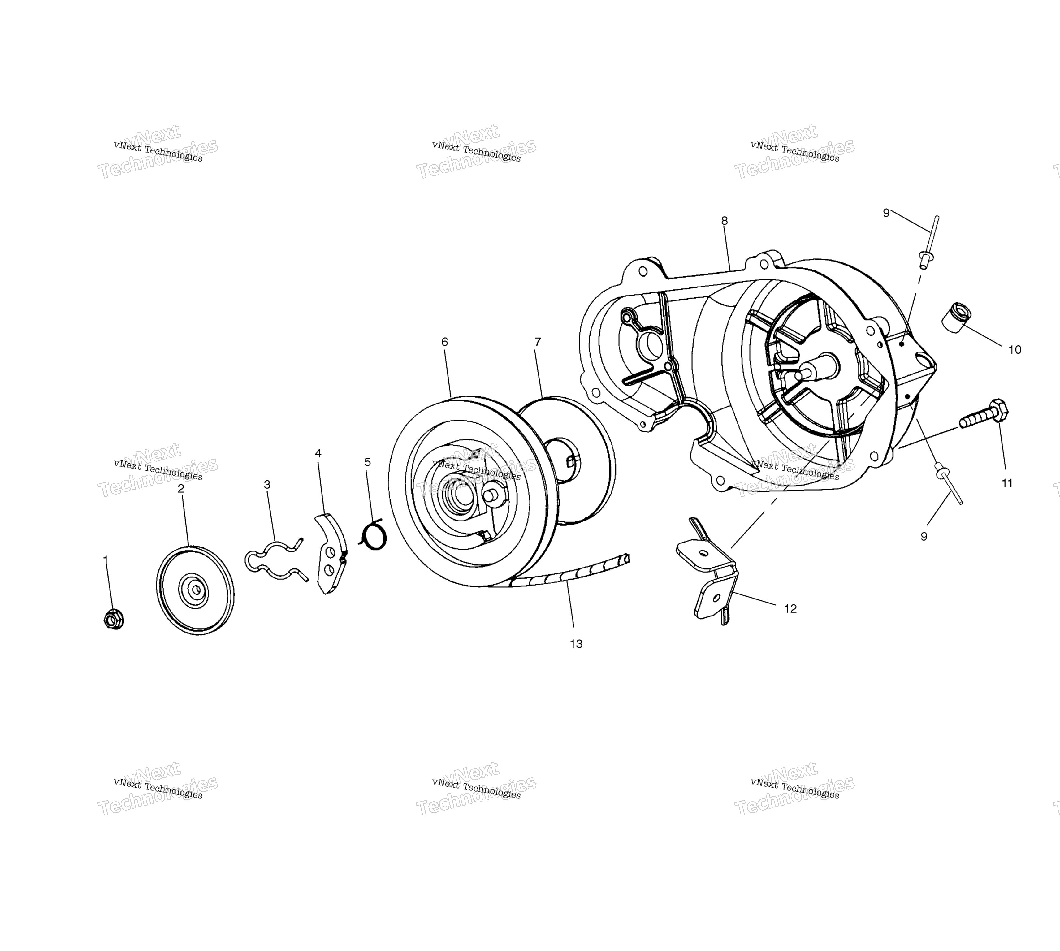 Ручной стартер Starter S03nx8cs (4978197819E02)