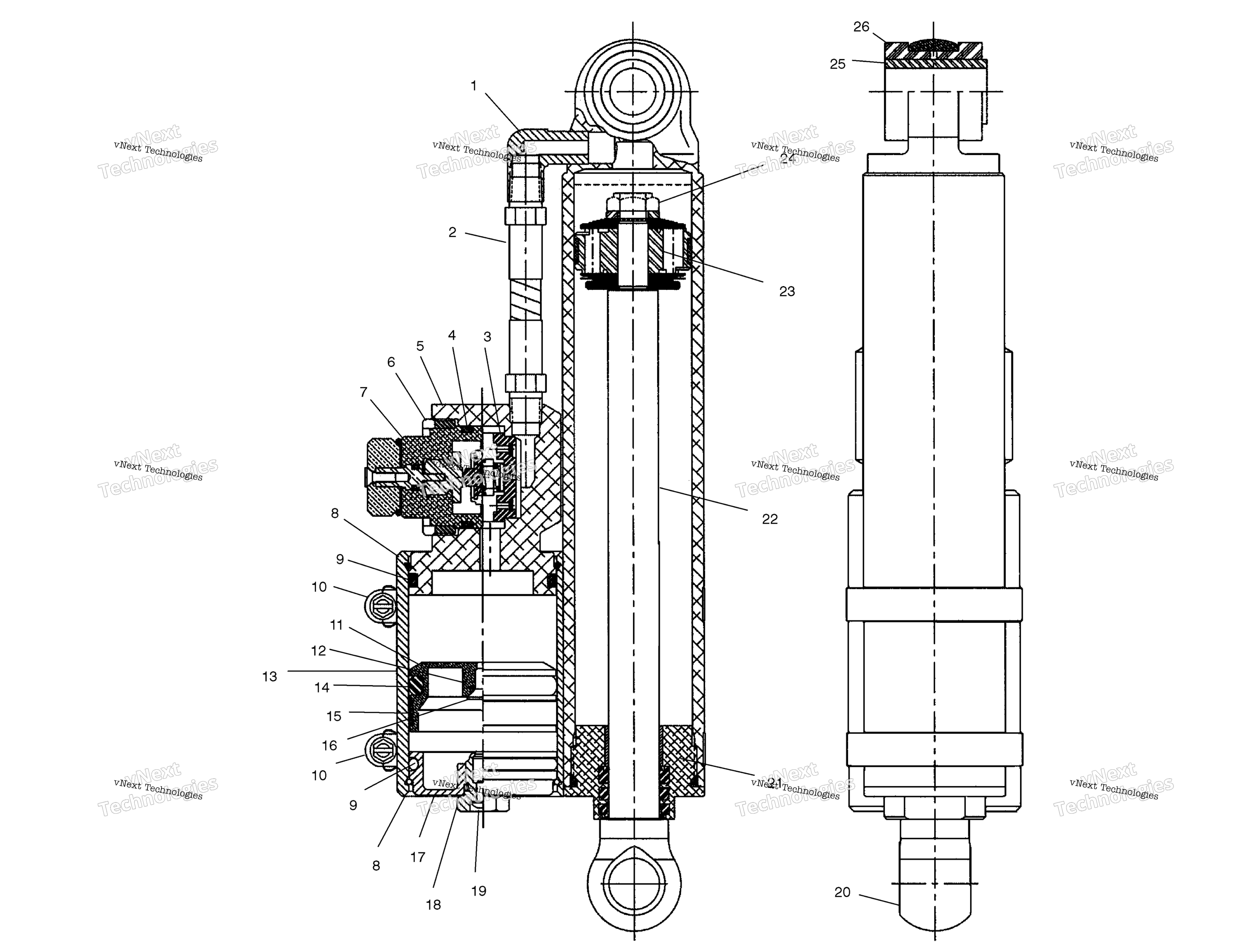 Амортизатор (Ryde Fx) (4978197819C03)