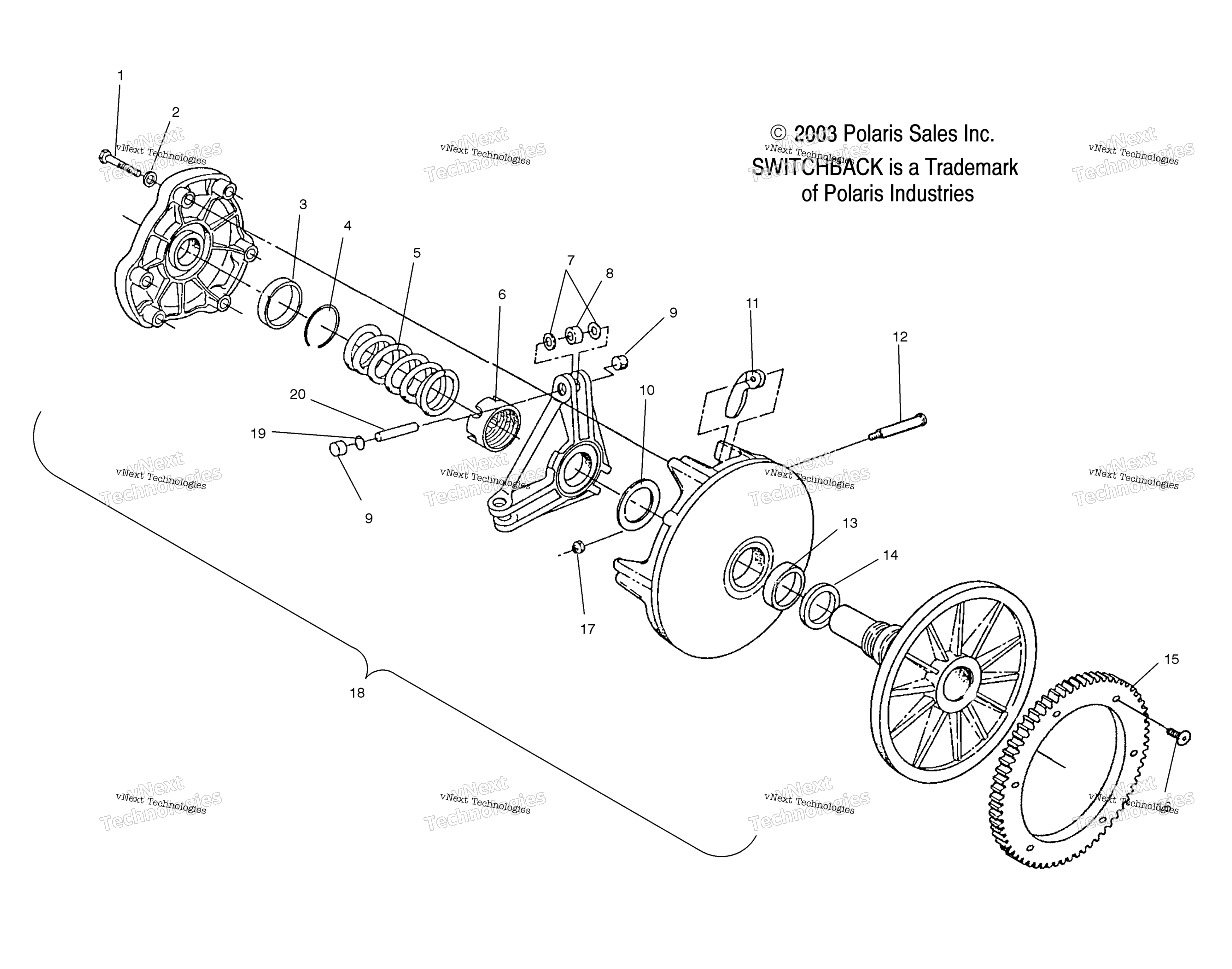 Привод Clutch /A/B/C/Ds04ns7cs/A/B/C/Ds04ns8cs/A/B/C/D (4988378837B13)