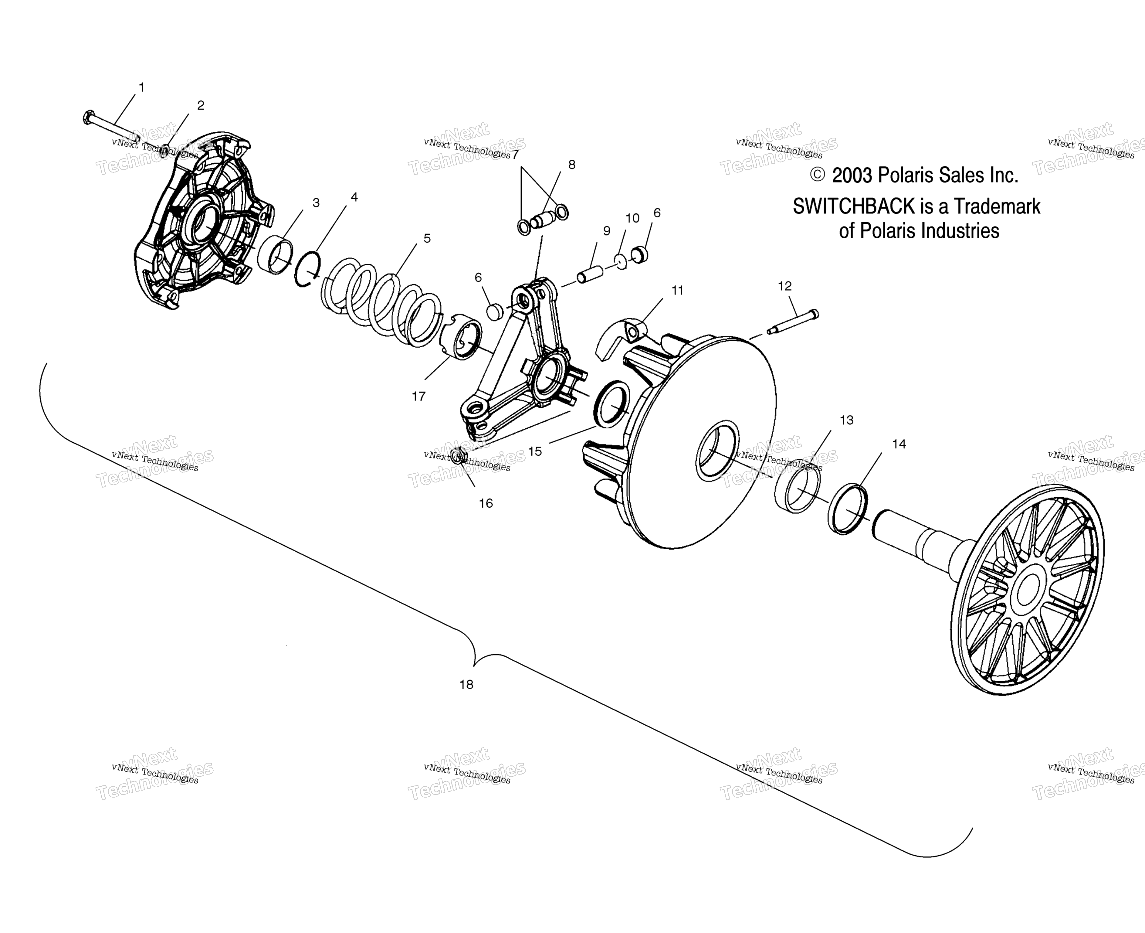 Привод Clutch /A/B/C/Ds04ns7cs/A/B/C/Ds04ns8cs/A/B/C/D (4988378837B14)