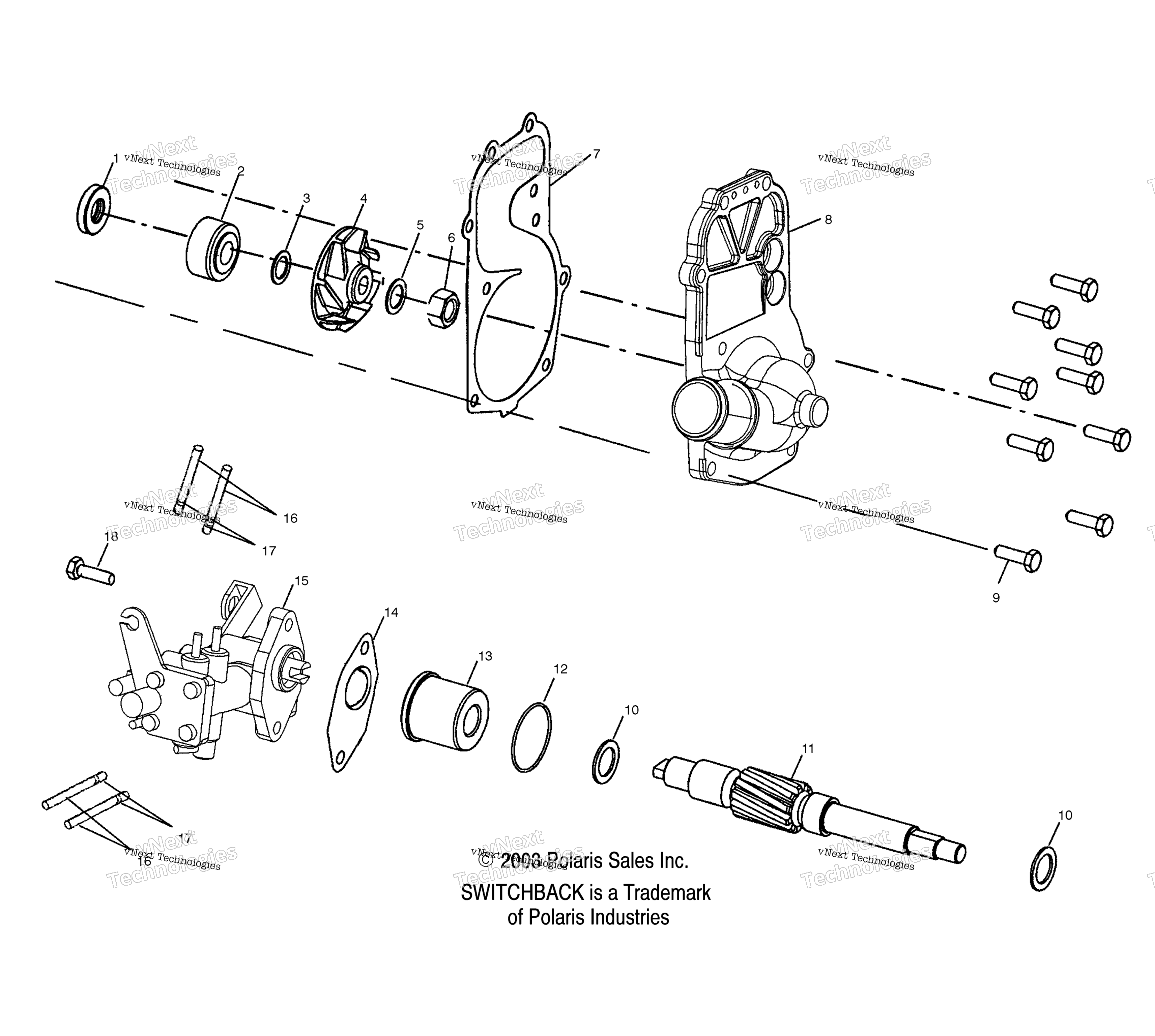 Система охлаждения Pump/Oil Pump /A/B/C/D (4988378837C12)