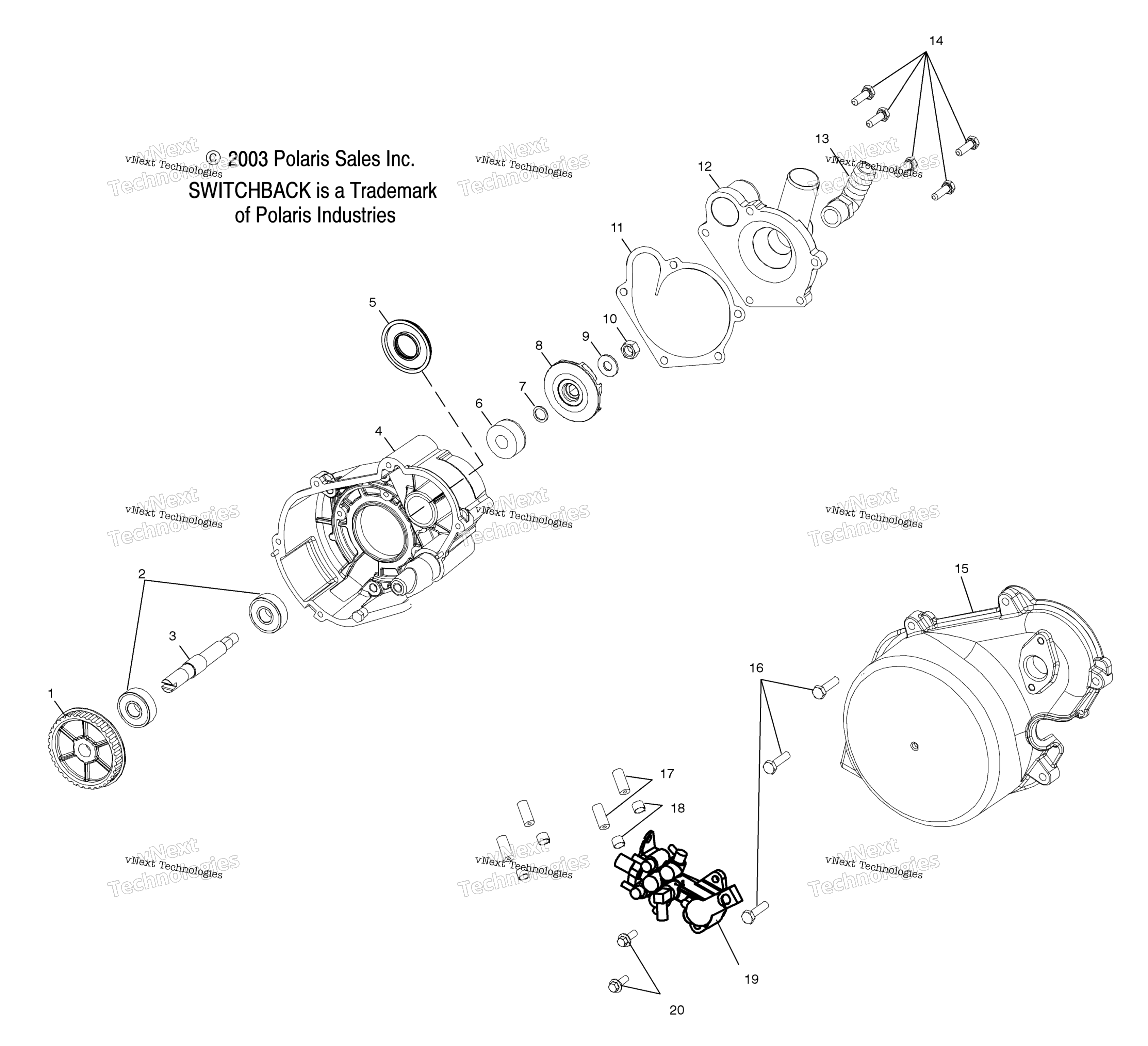 Система охлаждения Pump/Oil Pump S04ns7cs/A/B/C/D (4988378837D06)