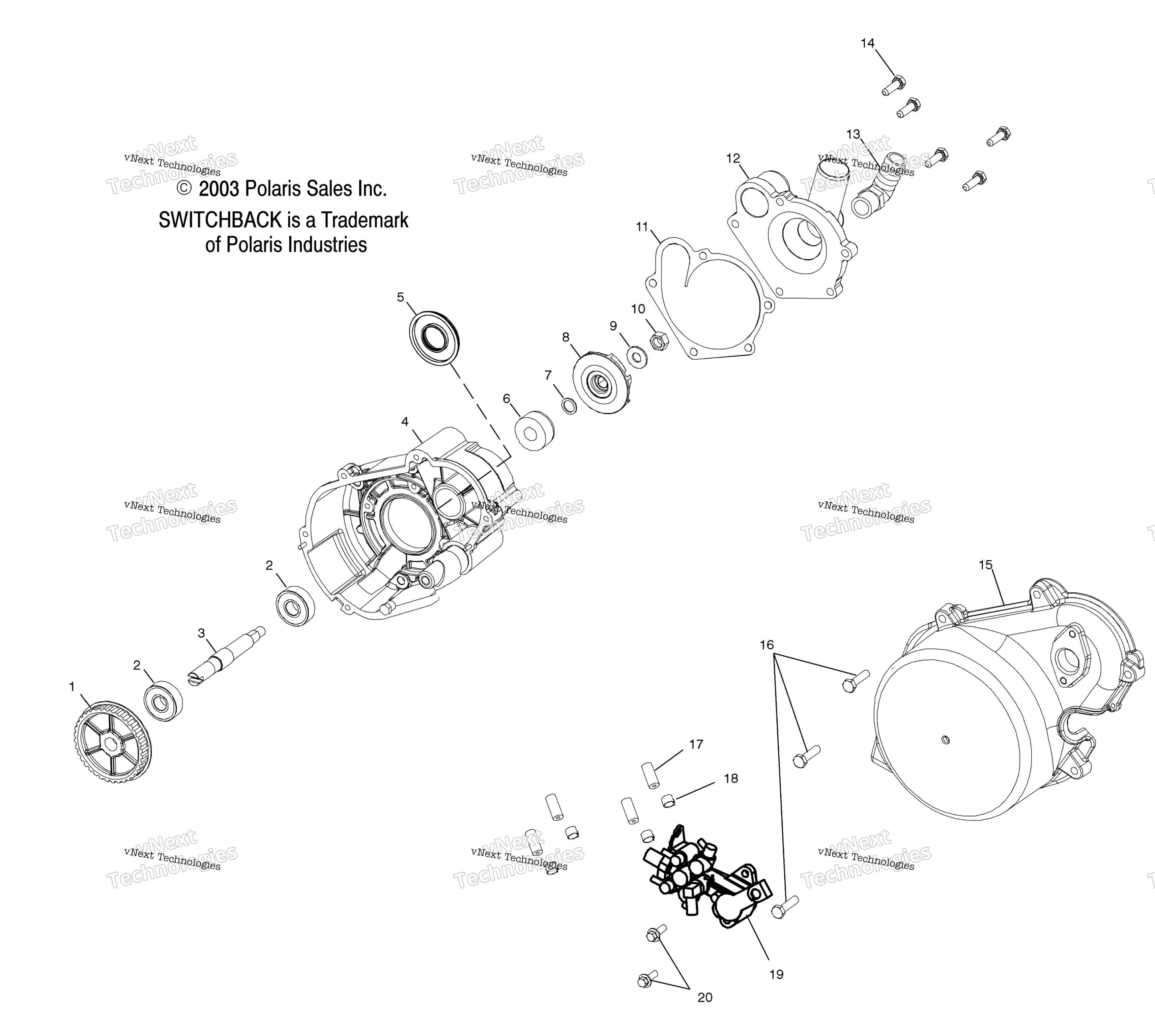 Система охлаждения Pump/Oil Pump S04ns8cs/A/B/C/D (4988378837D14)