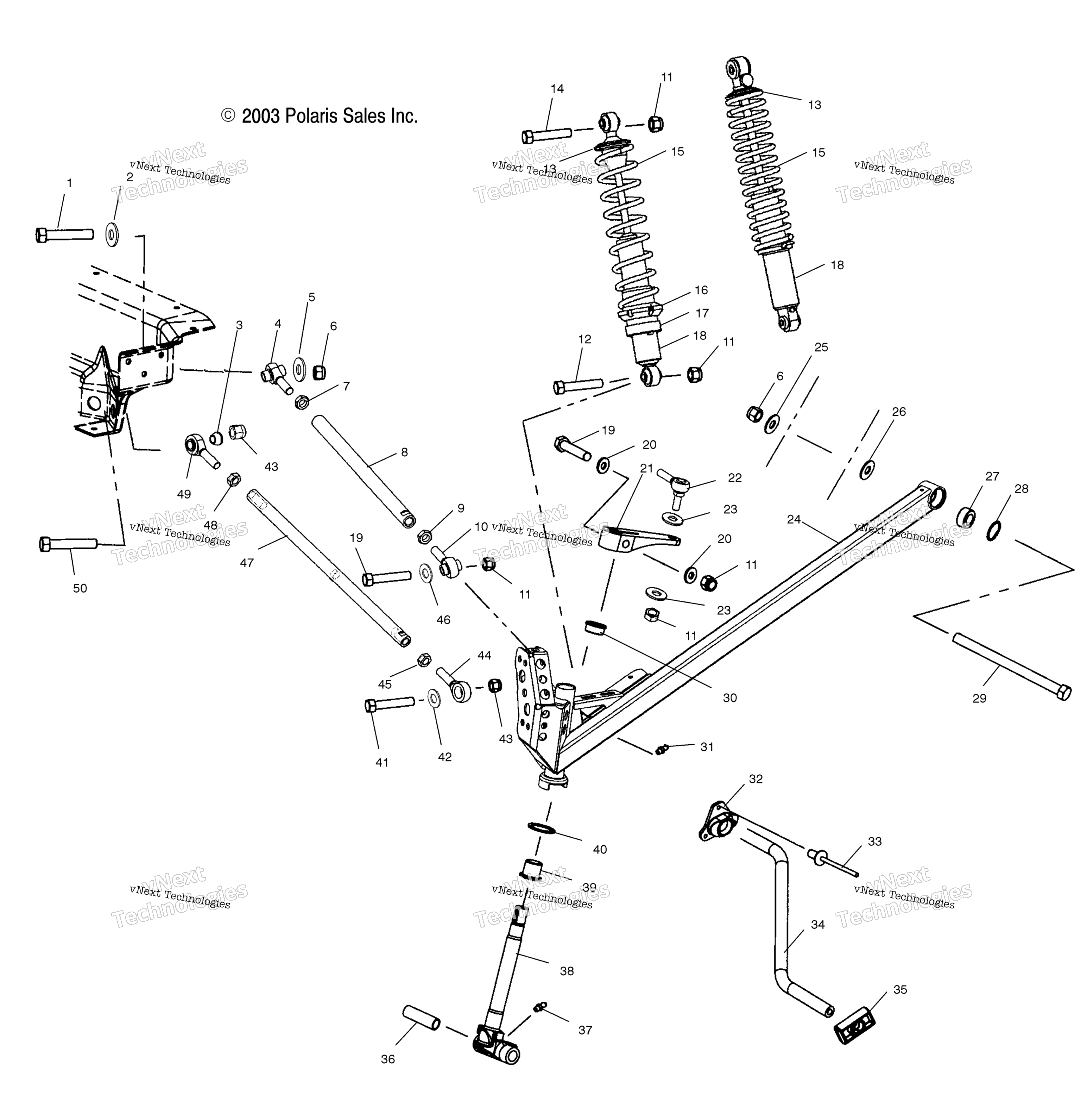 Передняя часть Suspension /A/B/Cs04nk7cs/A/B/Cs04nl7cs/A/B/Cs04nk8cs/A/B/Cs04nl8cs/A/B/Cs04nm8cs/A/B/C