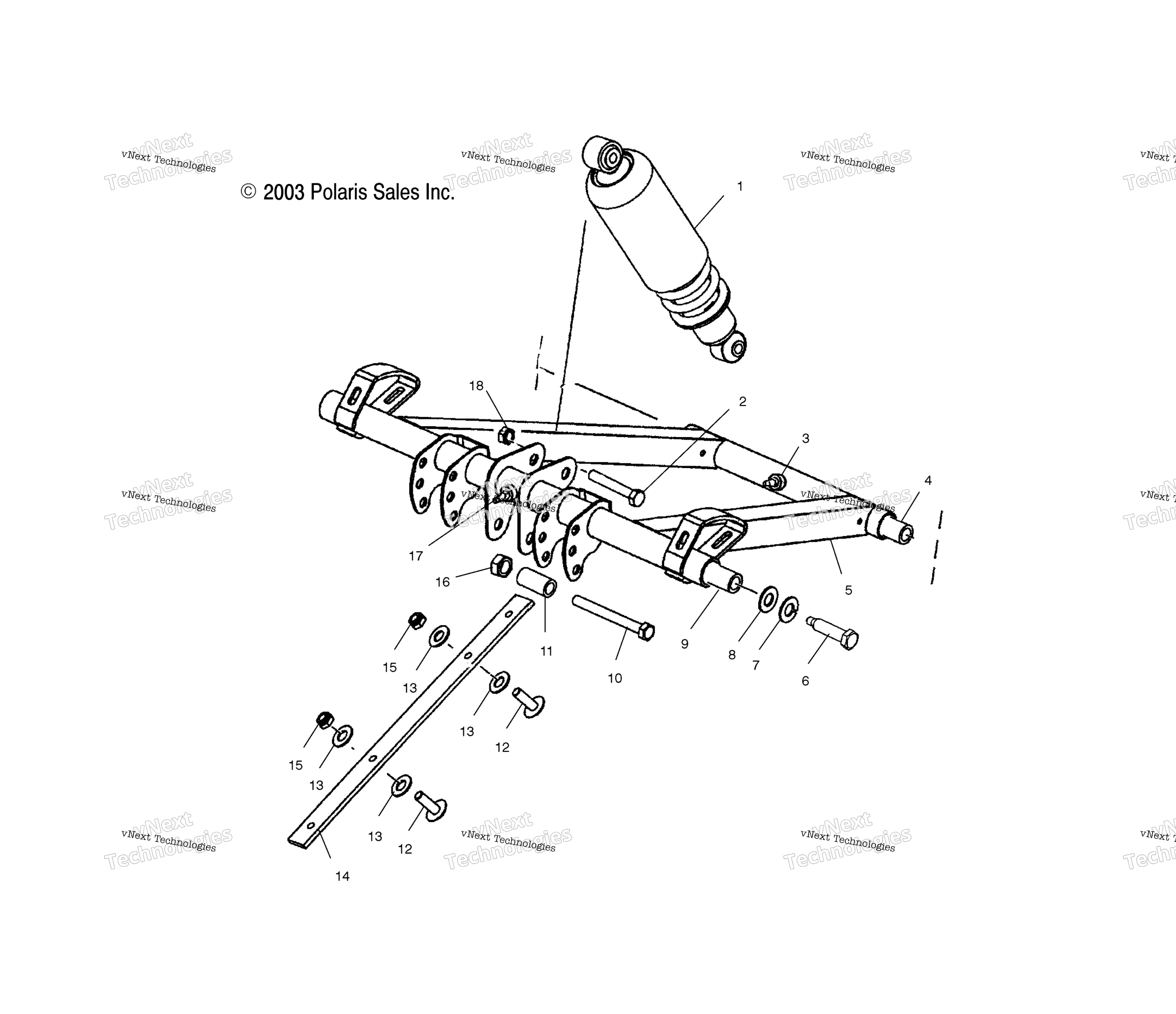 Передняя часть Torque Arm /A/B/Cs04nk7cs/A/B/Cs04nl7cs/A/B/Cs04nk8cs/A/B/Cs04nl8cs/A/B/Cs04nm8cs/A/B/C