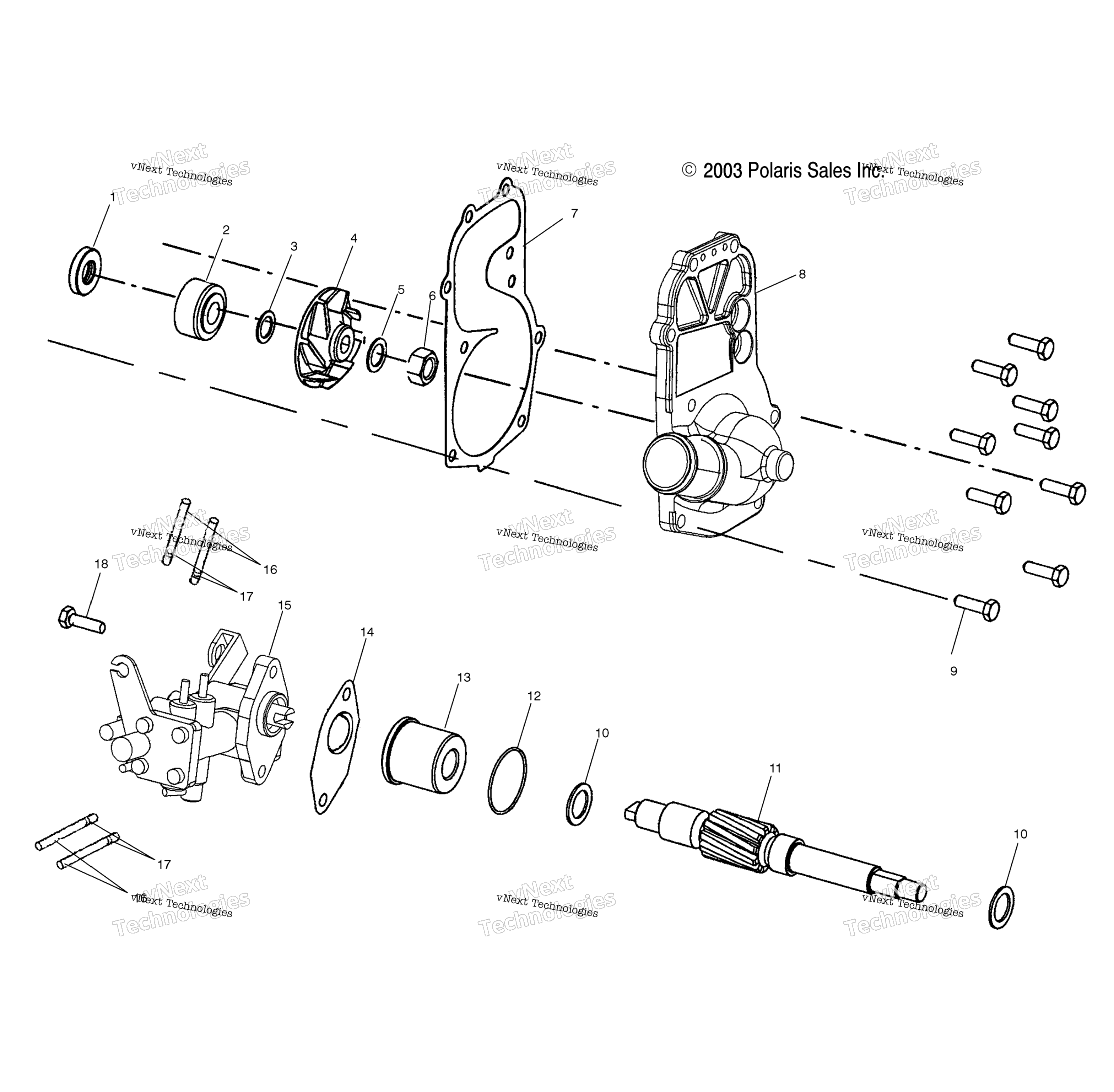 Система охлаждения Pump/Oil Pump /Ee/S04ny6es/Ee (4988598859D04)