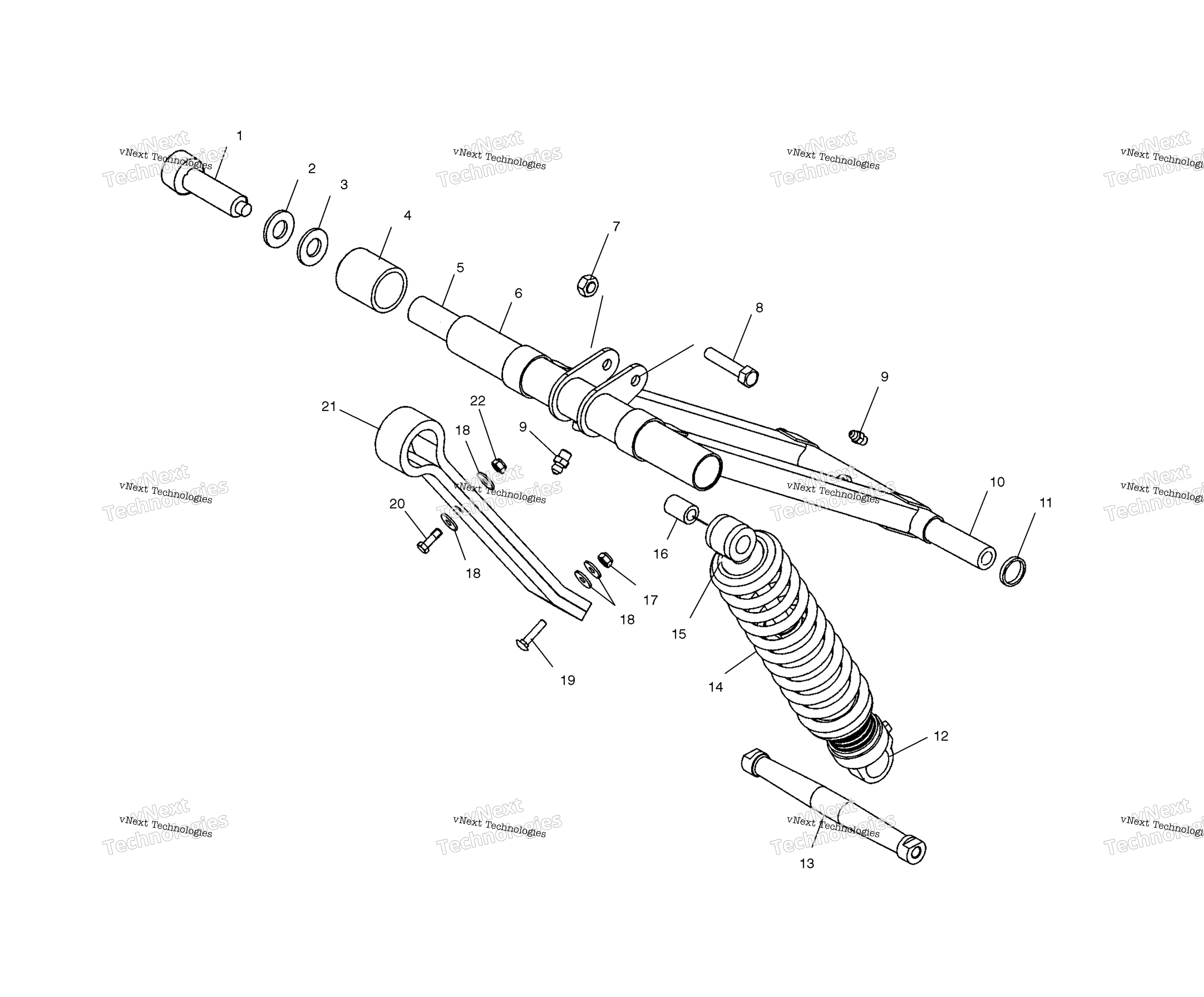 Передняя часть Torque Arm S04ne5bs (4988338833B14)