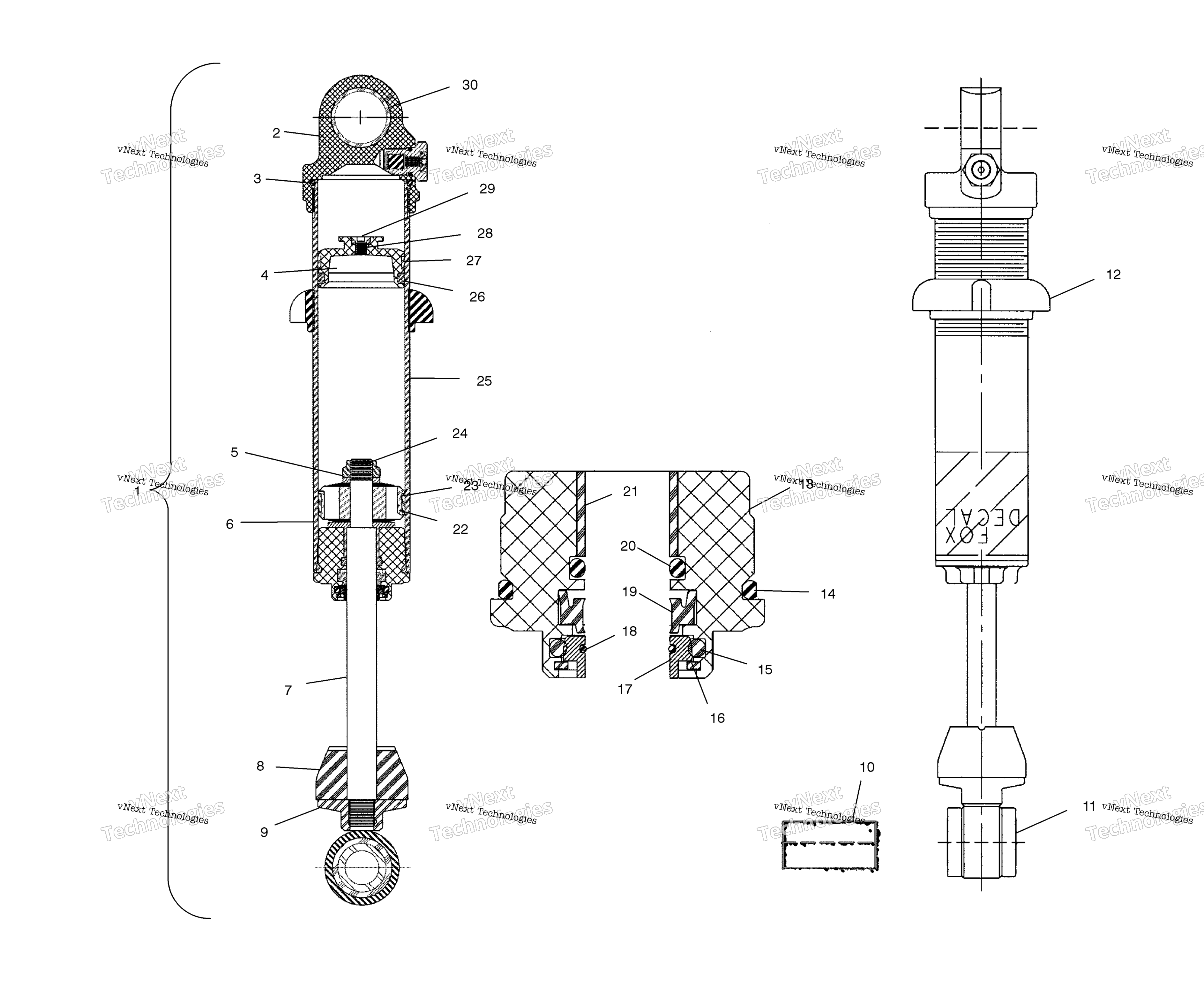 Амортизатор (M10) S04ne5bs (4988338833C02)