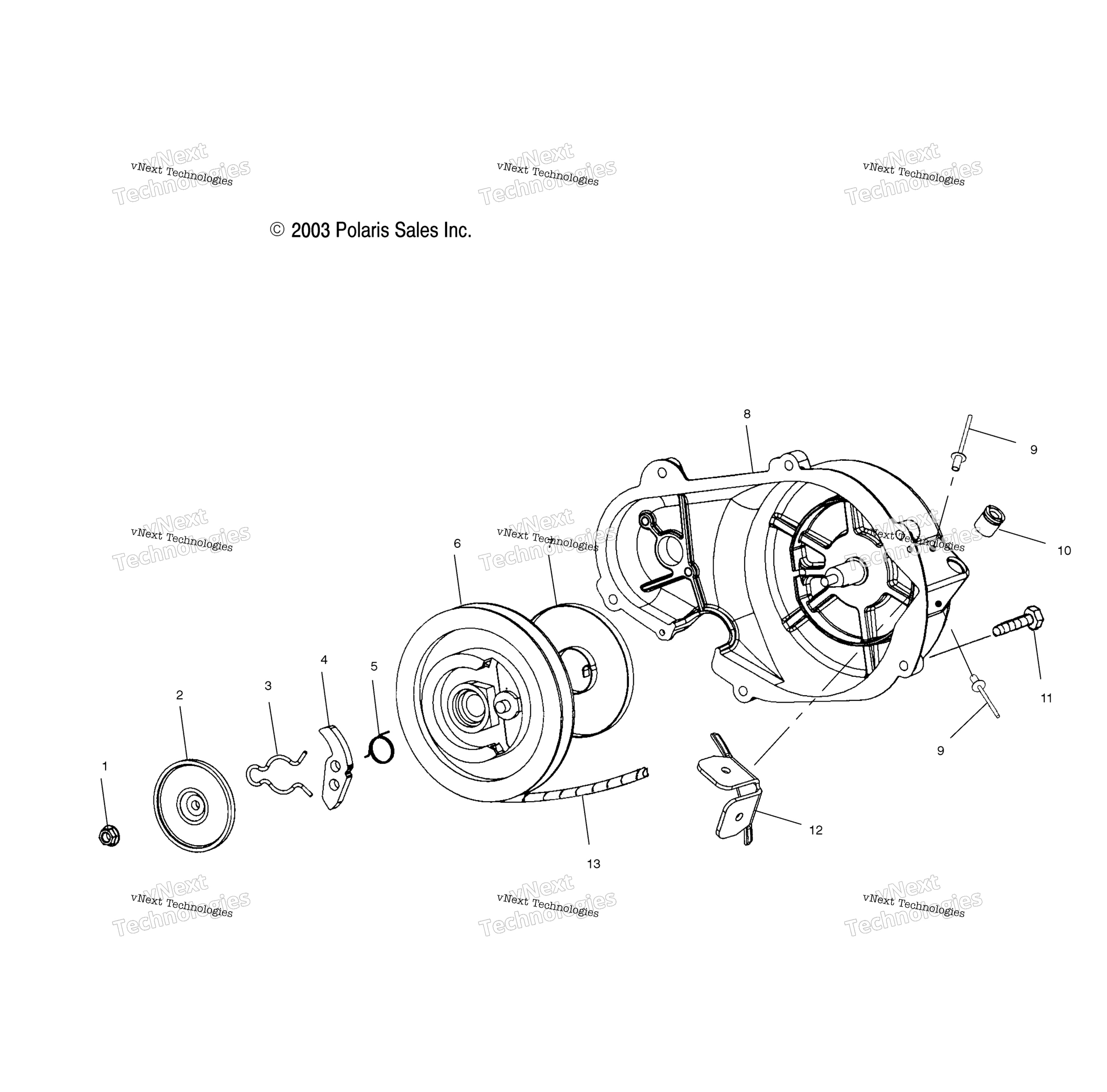 Ручной стартер Starter S04nt7cs/7Ce (4988458845D12)