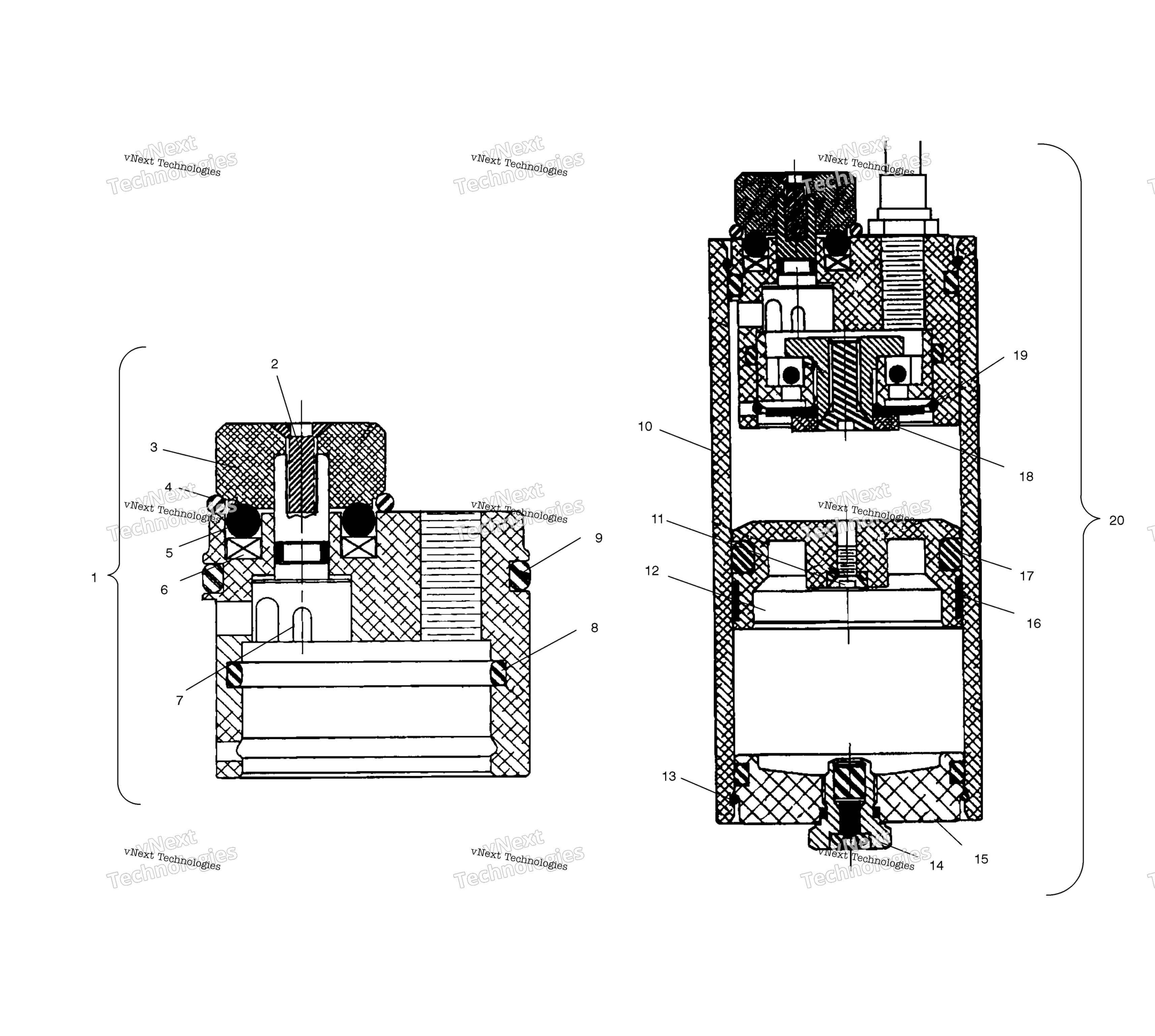Амортизатор Compression Damping Reservoir S04ne5bs (4988338833C06)