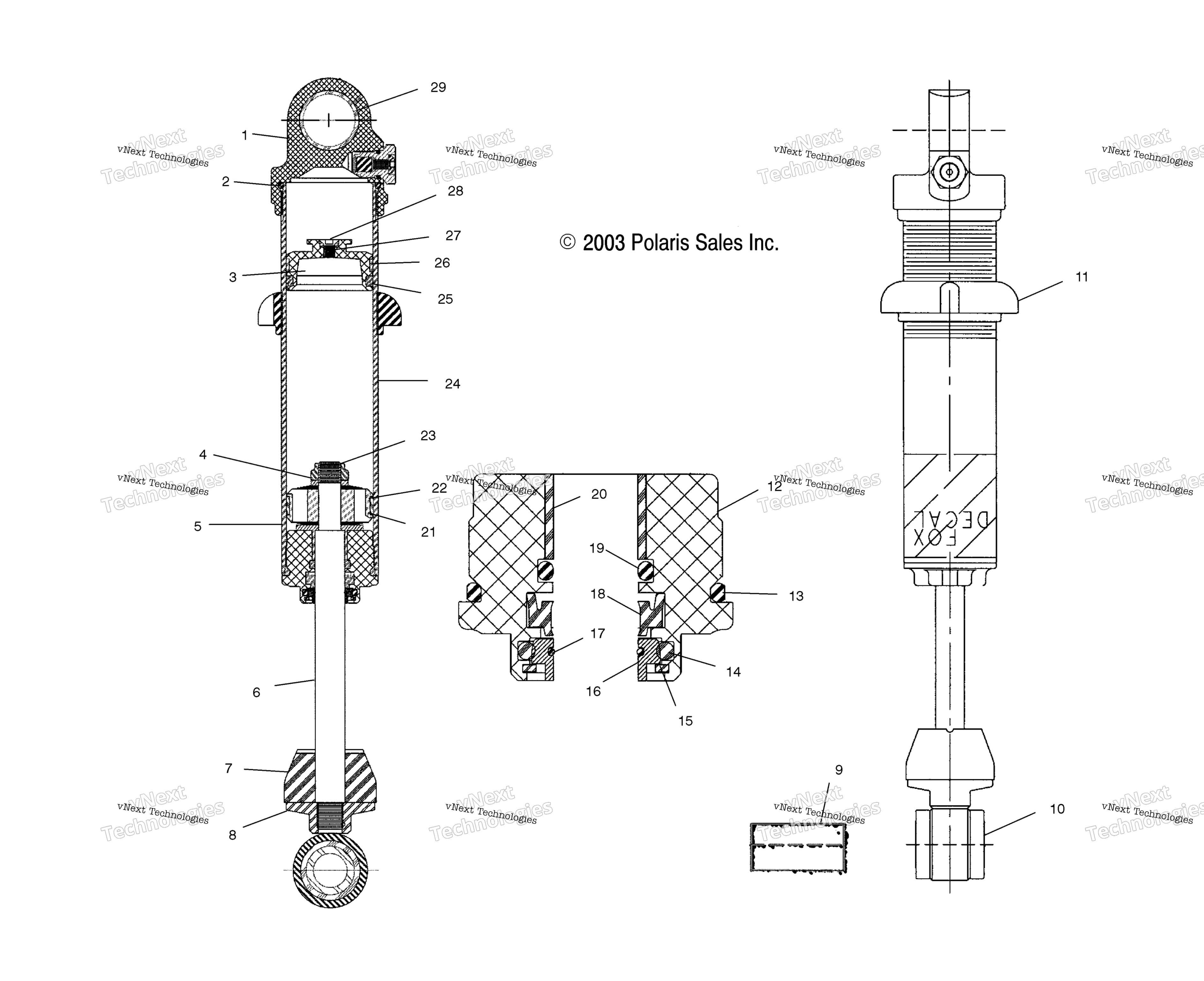Амортизатор (M10) /Esa/Esb (4988638863C06)