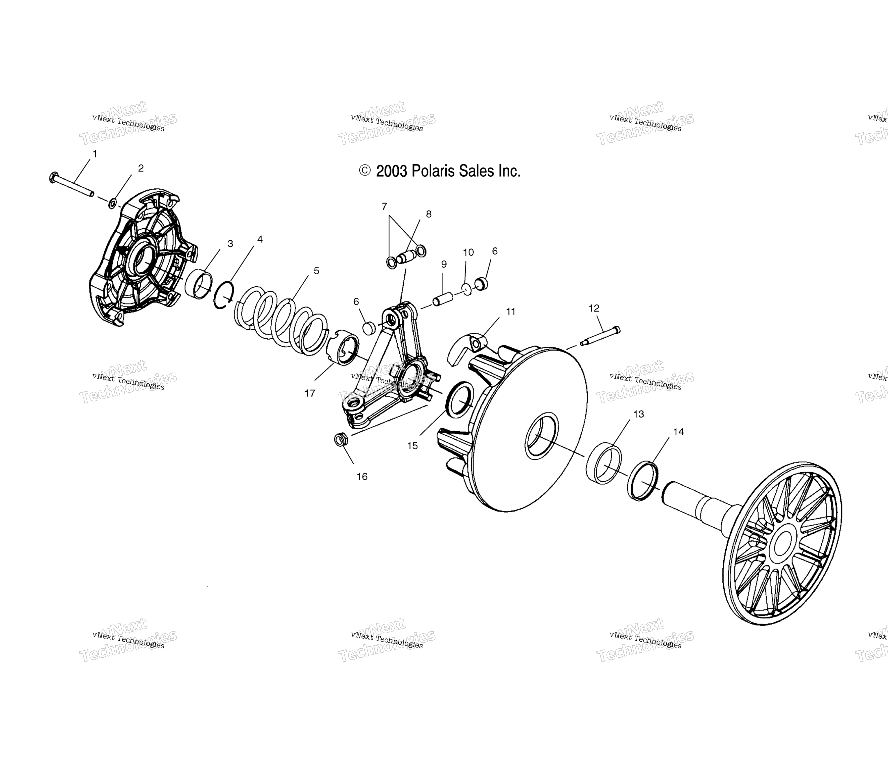 Привод Clutch /A/B/C/S04ne5cs/S04np6es/A/B/C/S04ne6es (4988618861D04)