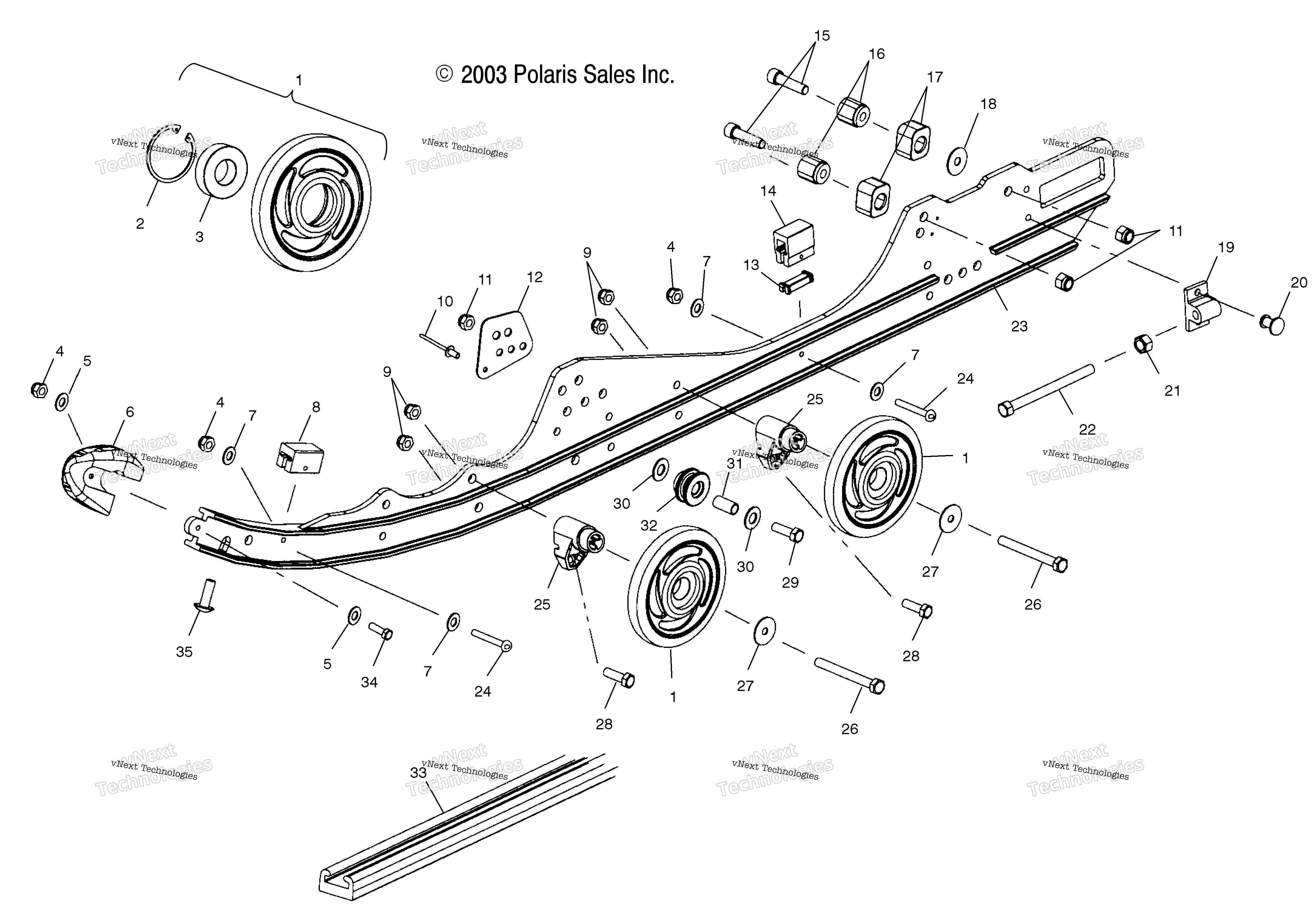 Rail крепление / A / B / C / S04np6es / A / B / C (4988618861B12)