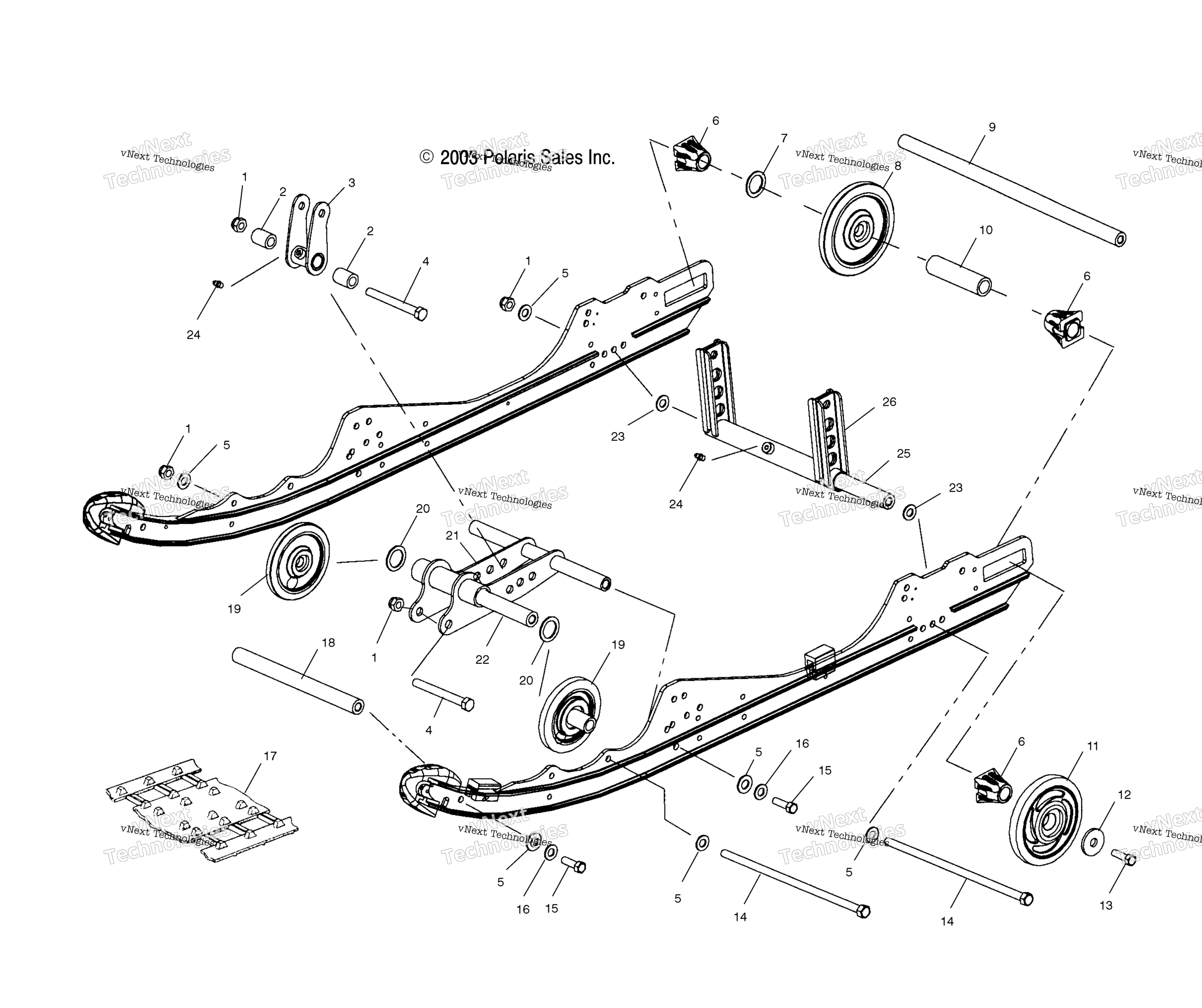 Задняя подвеска /A/B/C/S04np6es/A/B/C (4988618861B13)
