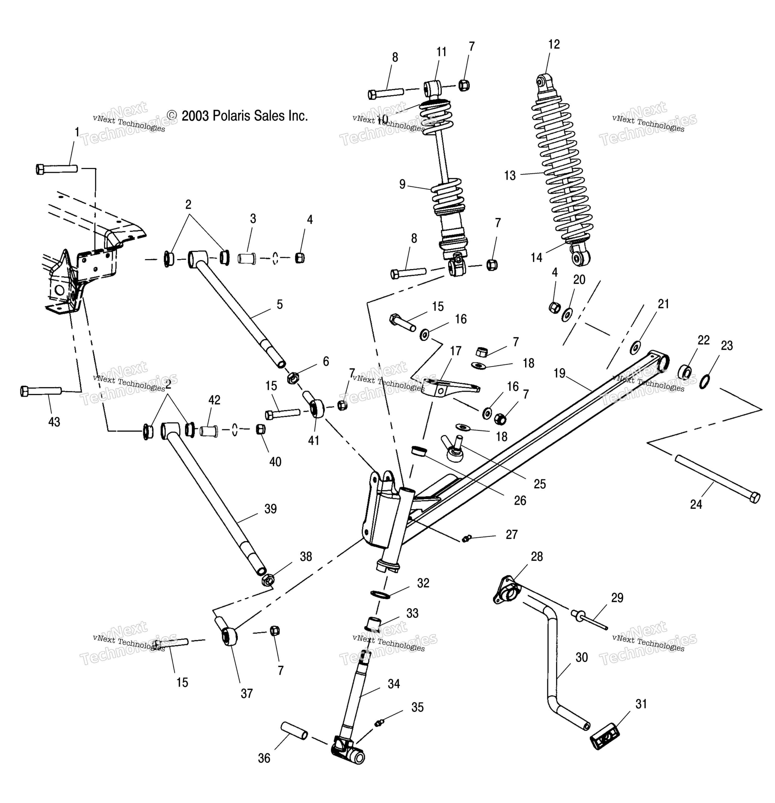 Передняя часть Suspension /7Csa/7Csb/7Csc/8Cs/8Csa/8Csb/8Cscs04ne7cs/8Cs