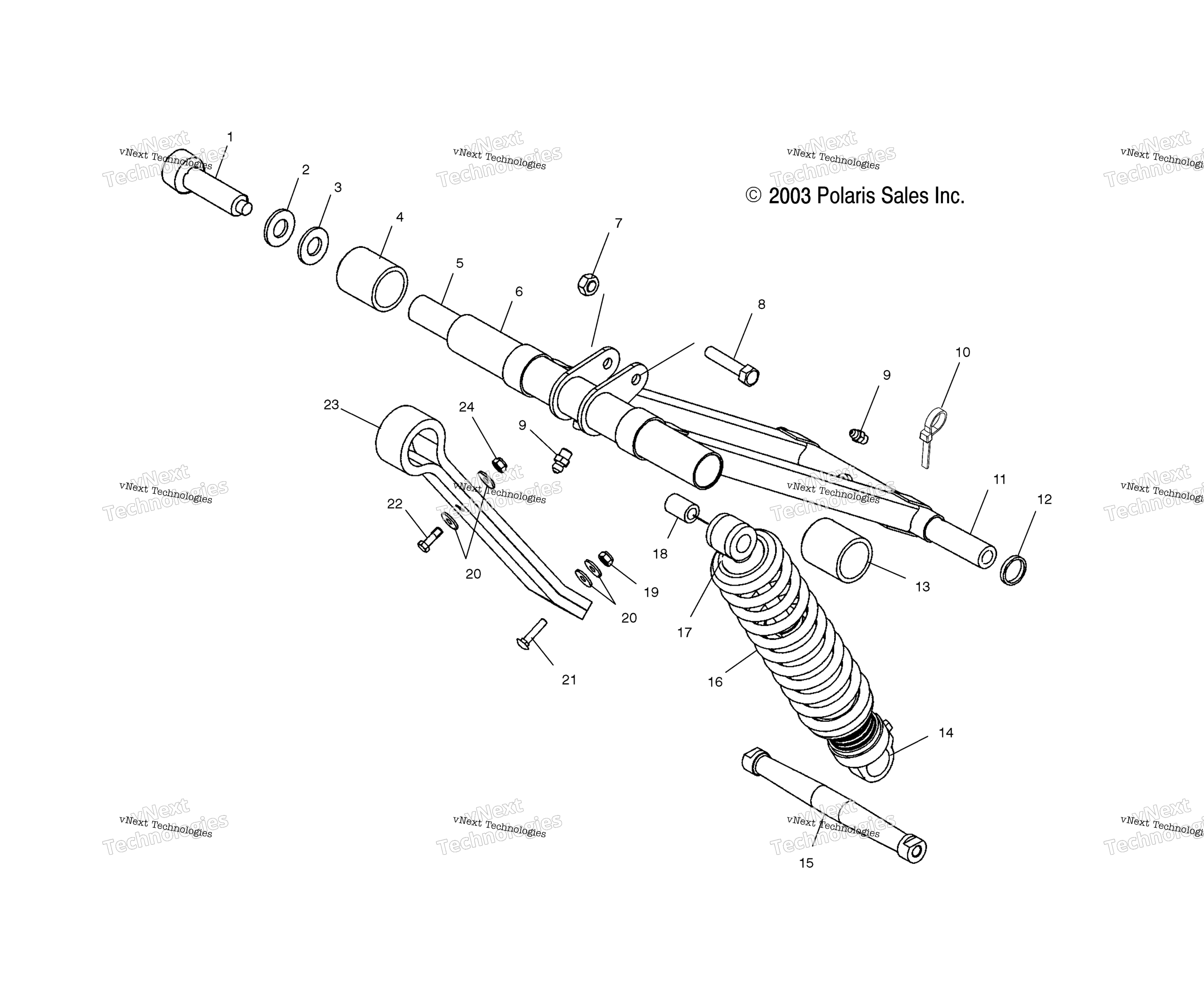 Передняя часть Torque Arm S04ne7cs/8Cs (4988438843C04)