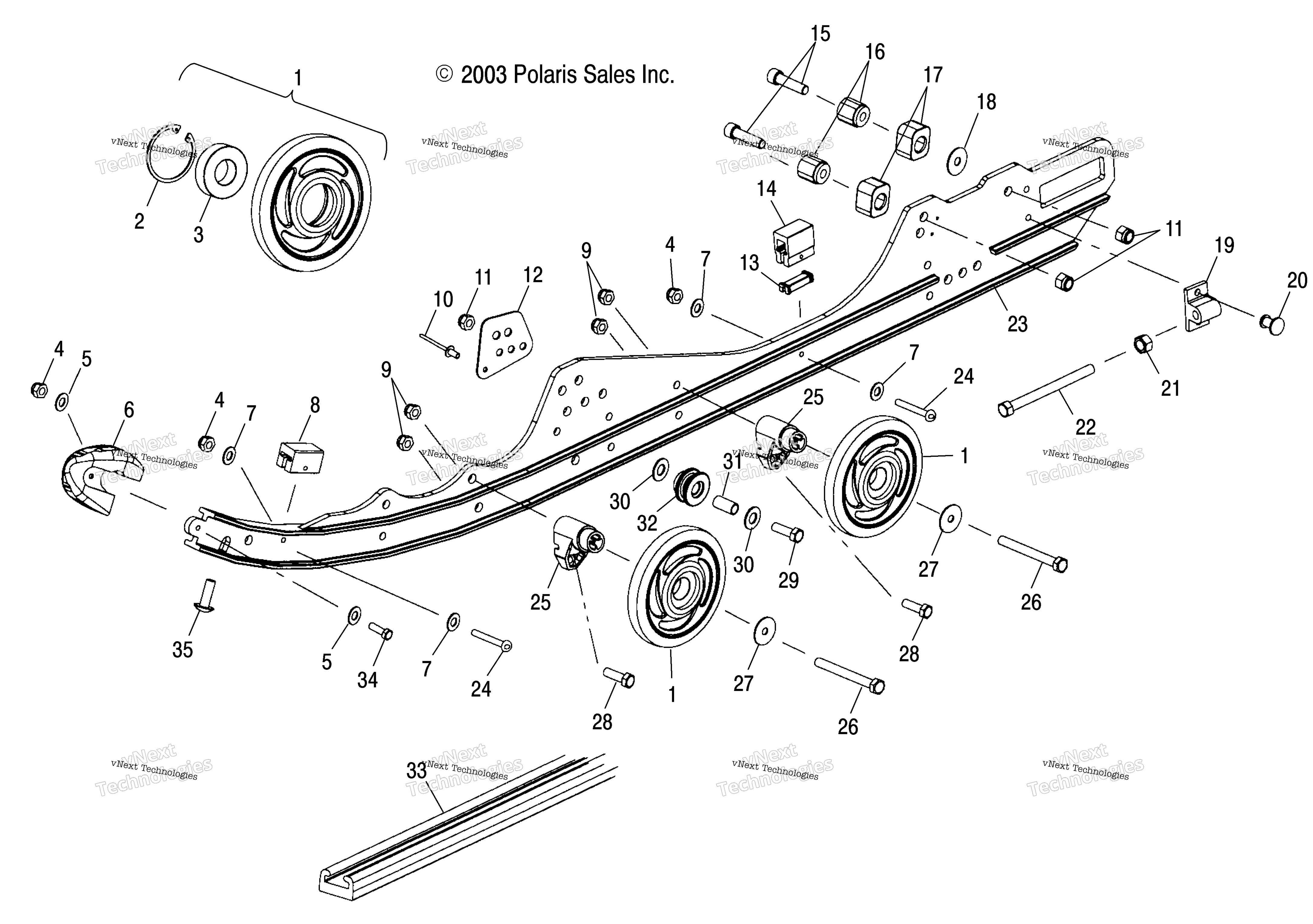 Rail крепление / 7Csa / 7Csb / 7Csc / 8Cs / 8Csa / 8Csb / 8Csc (4988438843B12)