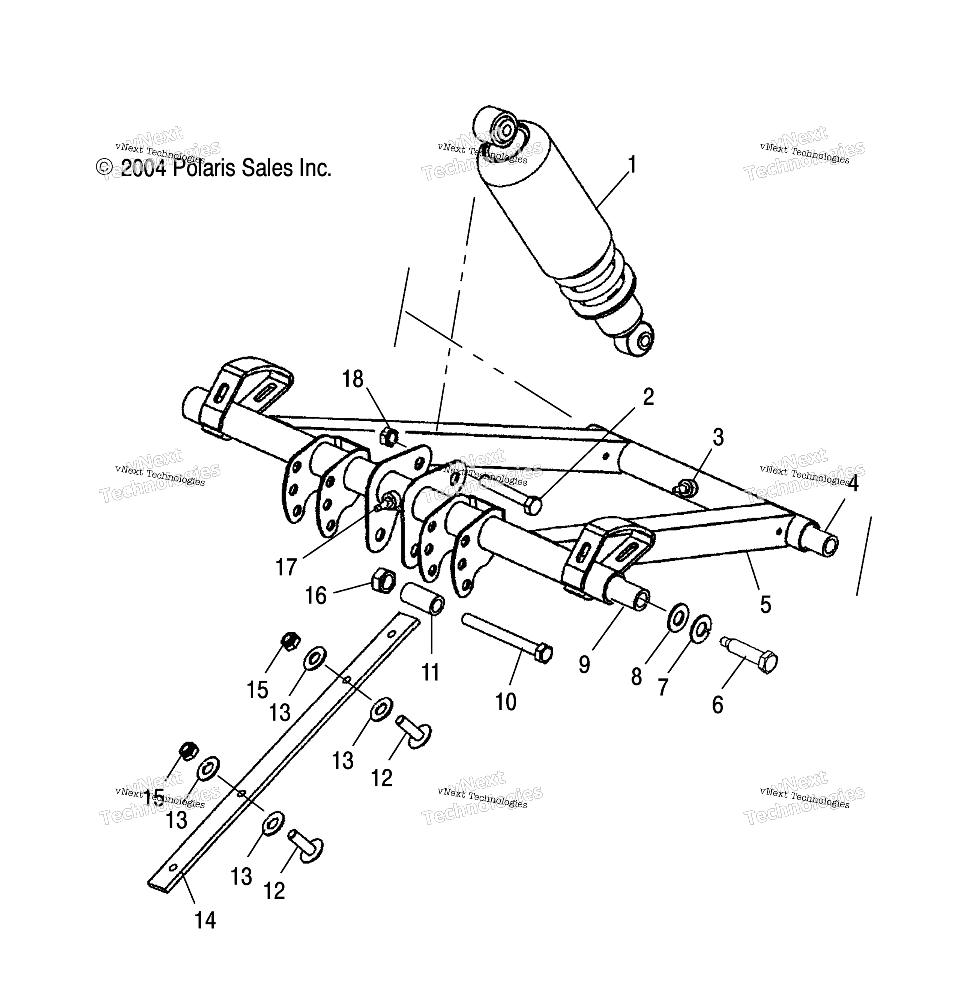 Передняя часть Torque Arm /As05nk7cs/As05nl7cs/As05nk8cs/As05nl8cs/As05nm8cs/A