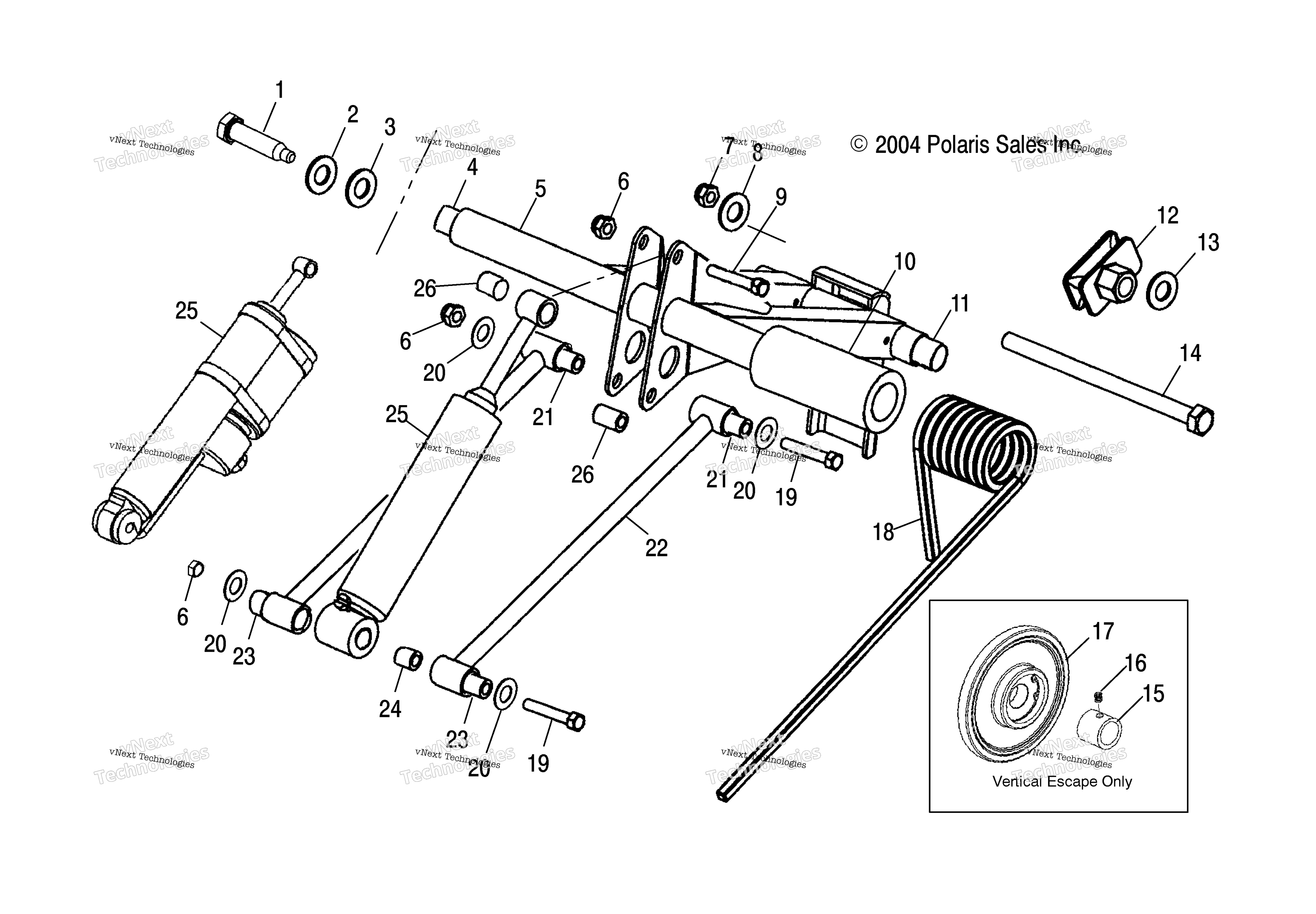 Задняя часть Torque Arm /As05nk7cs/As05nl7cs/As05nk8cs/As05nl8cs/As05nm8cs/A