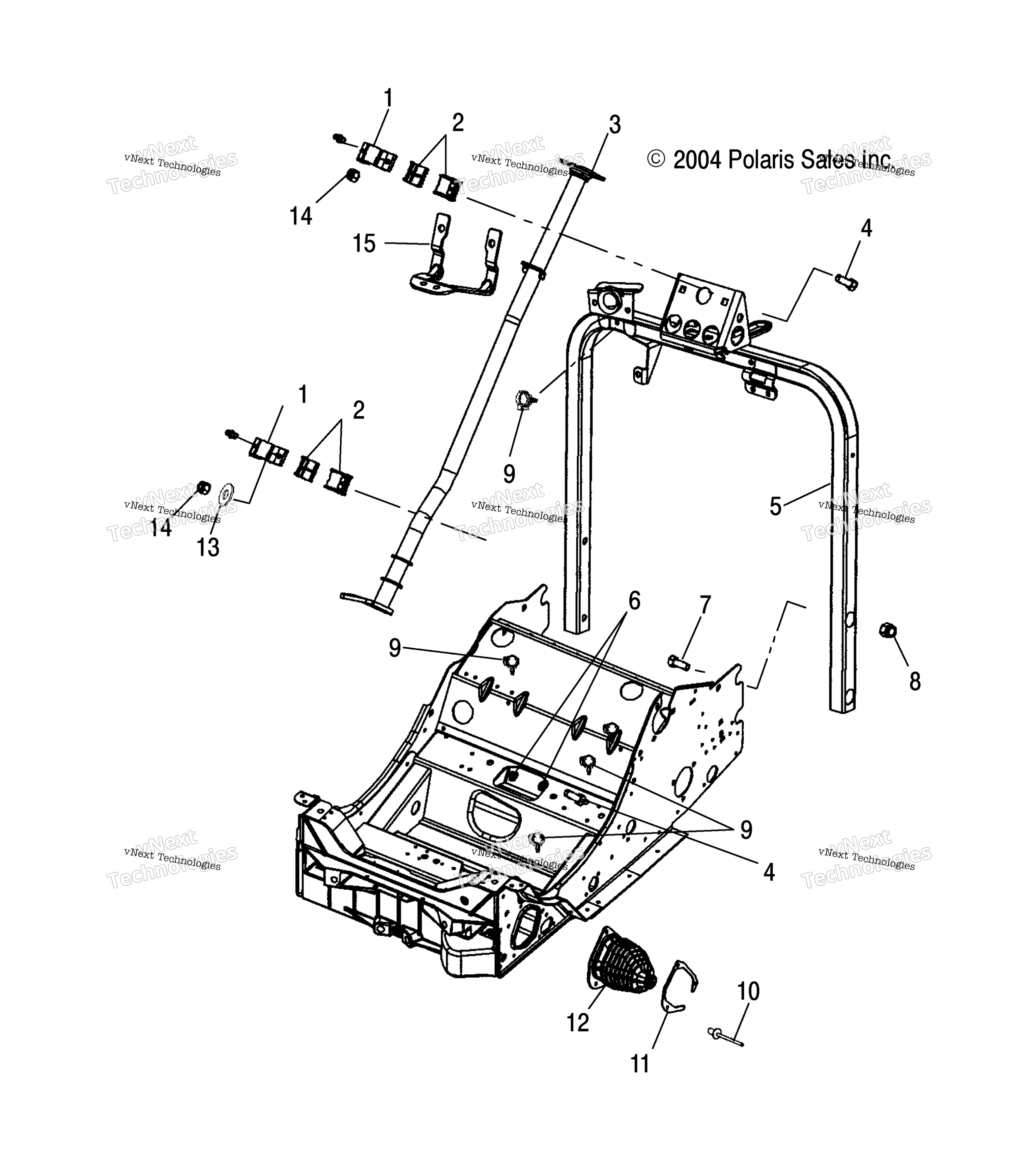 Рулевое управление Handlebar /As05nk7cs/As05nl7cs/As05nk8cs/As05nl8cs/As05nm8cs/A