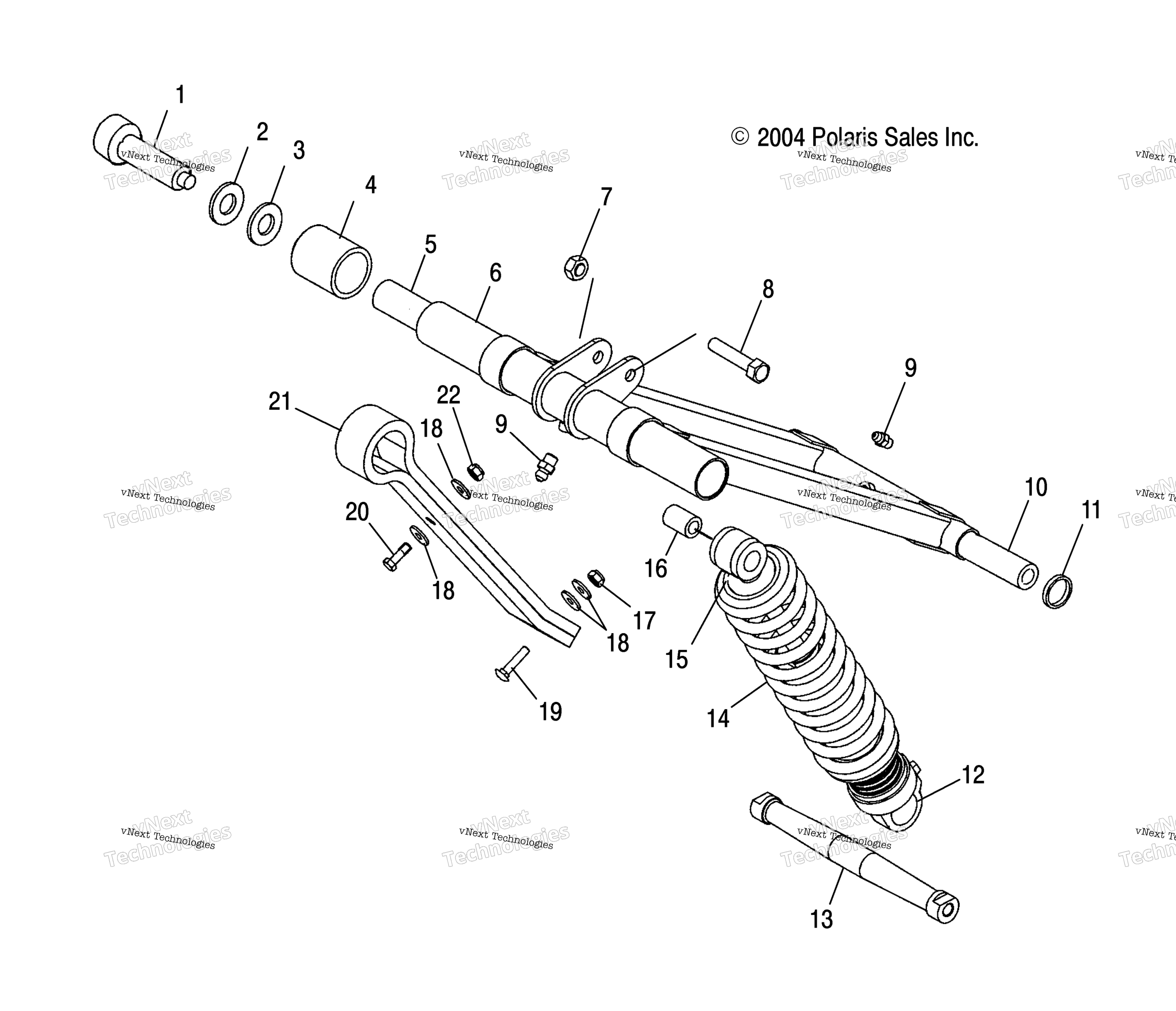 Передняя часть Torque Arm S05ne5bs/A (4992729272B12)