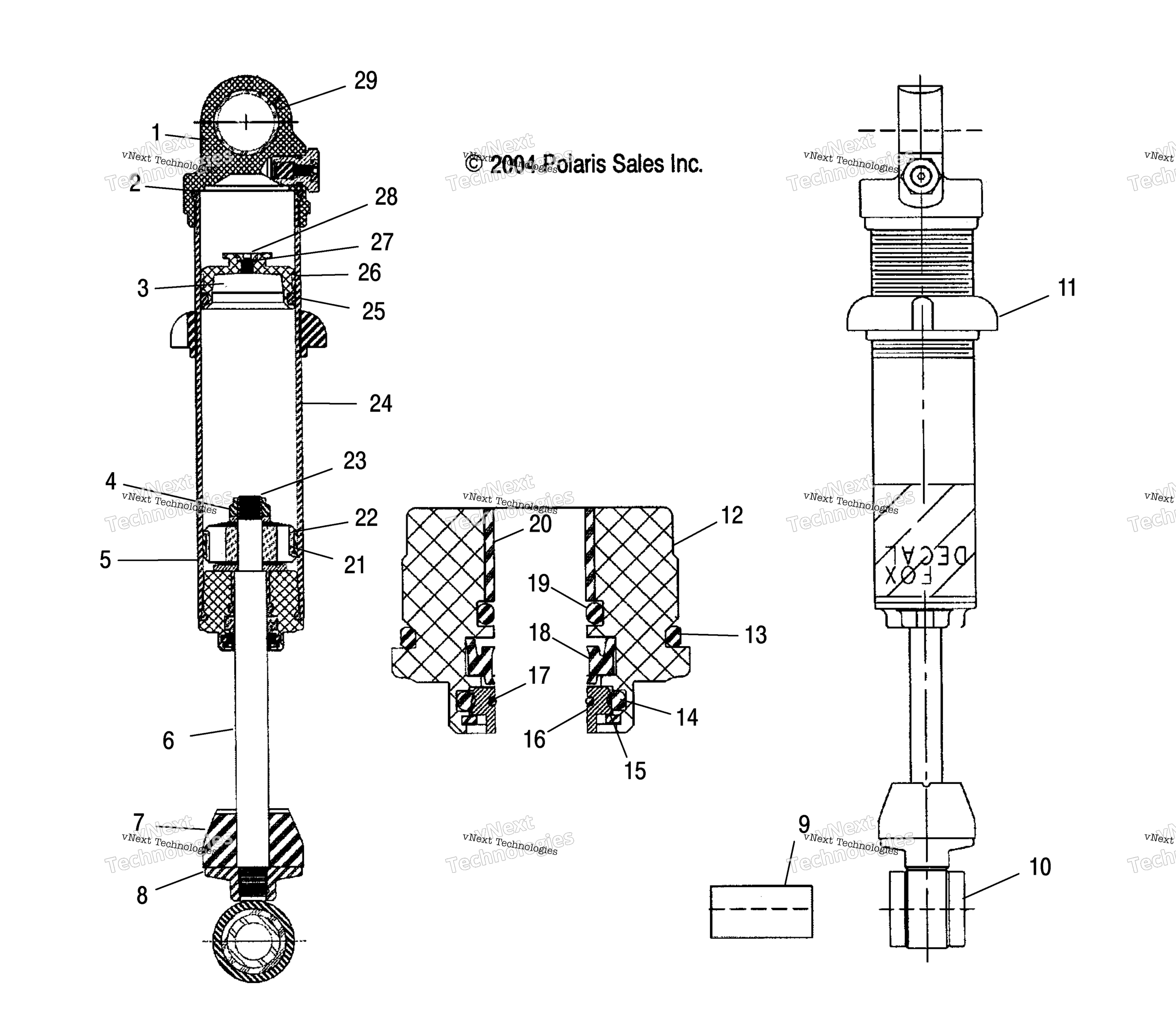 Амортизатор (M10) S05ne5bs/A (4992729272B14)