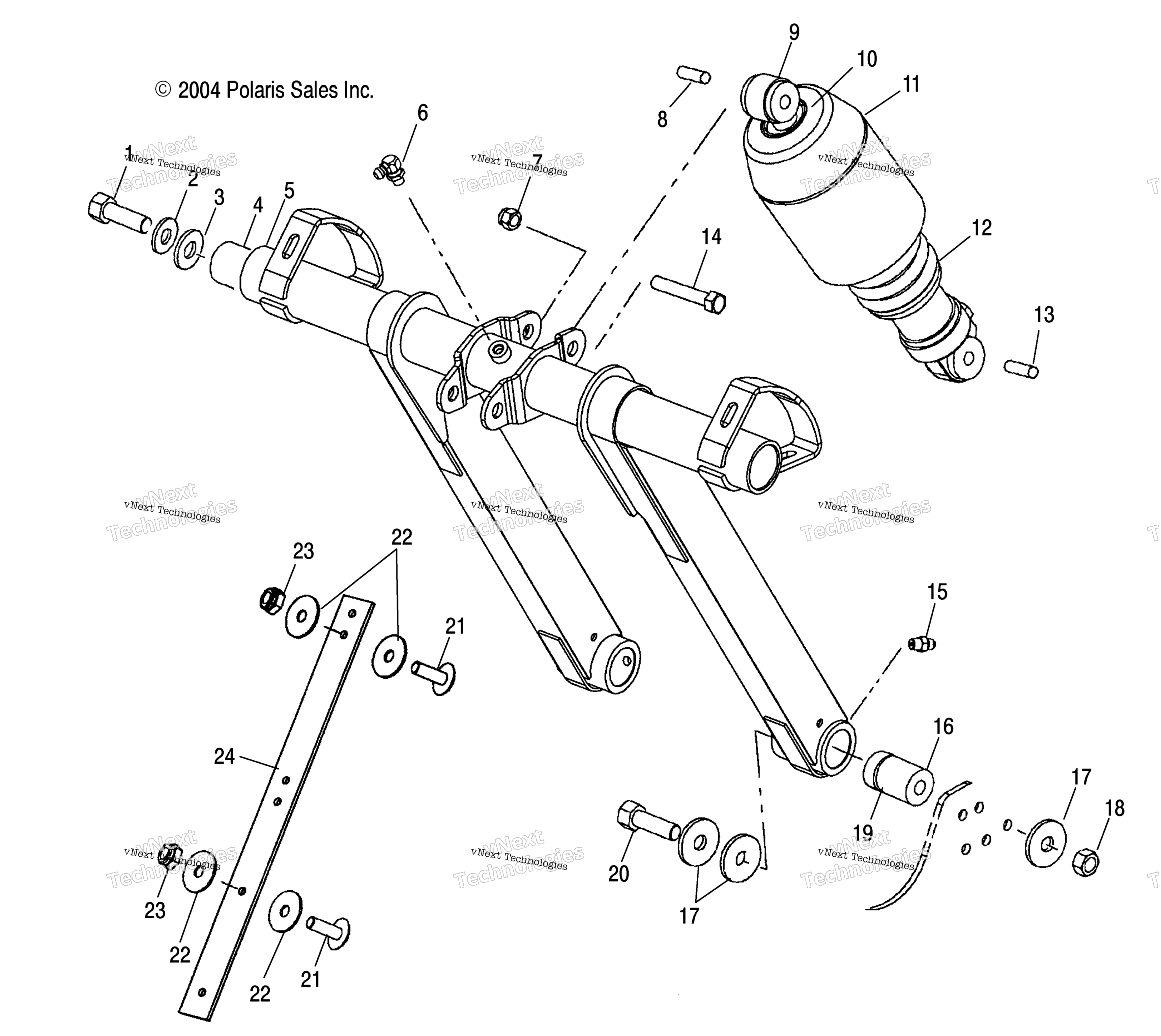 Передняя часть Torque Arm S05np5cs/A/B/Np6es/A/B/Na6es/Ee (4992749274B13)
