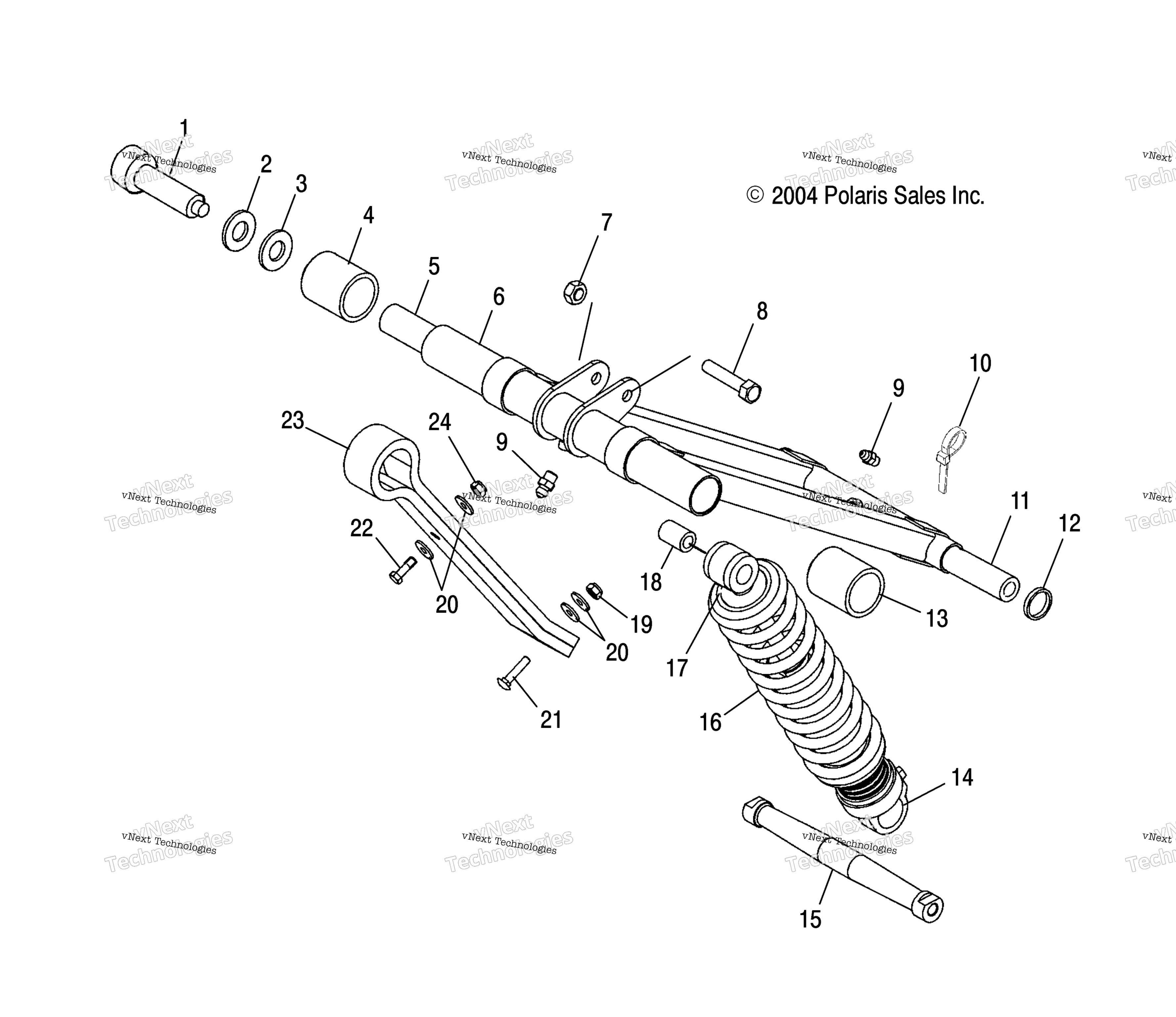 Передняя часть Torque Arm /Ne6es (4992749274C03)